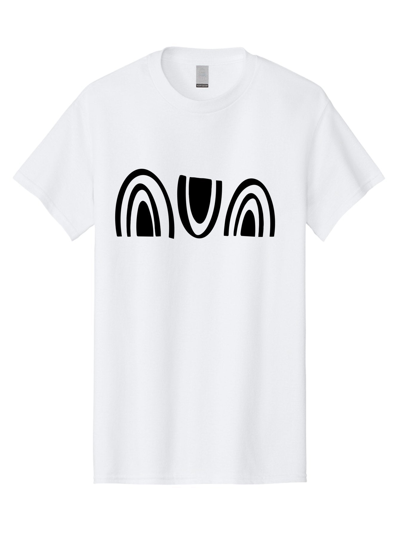 Nun Men'S Graphic Tee, 100% Cotton, Comfortable Casual Summer Wear, Machine Washable, Ava Logo, Minimalist Design, Black And Green Color Scheme, Simple Typography, Abstract Shapes, Modern Aesthetic, Graphical Elements -  Aaa471 3