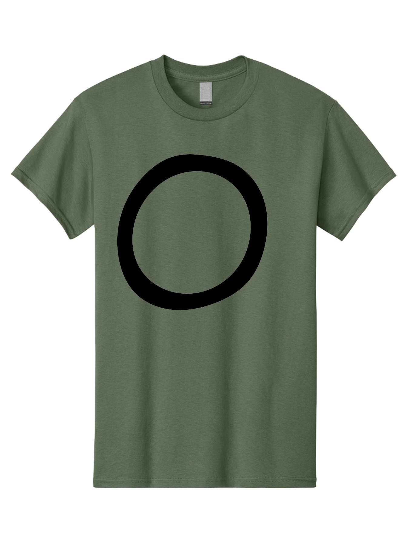 O Men'S Graphic Tee, 100% Cotton, Comfortable Casual Summer Wear, Machine Washable, Black Circle, Simple Shape, Minimalist Design, Bold Graphics, Modern Art, Abstract Symbol, Geometric Figure -  Aaa472 15