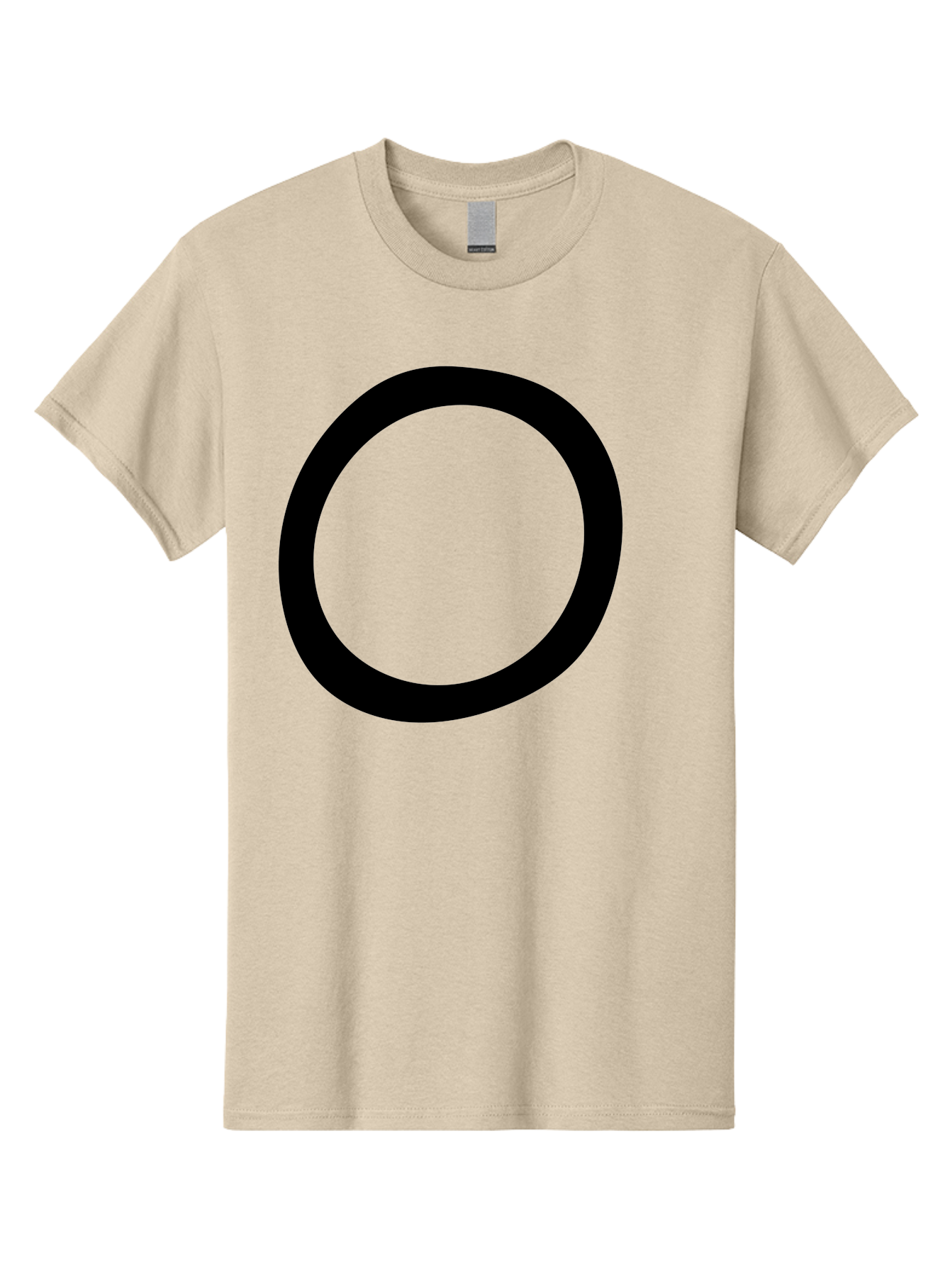 O Men'S Graphic Tee, 100% Cotton, Comfortable Casual Summer Wear, Machine Washable, Black Circle, Simple Shape, Minimalist Design, Bold Graphics, Modern Art, Abstract Symbol, Geometric Figure -  Aaa472 27