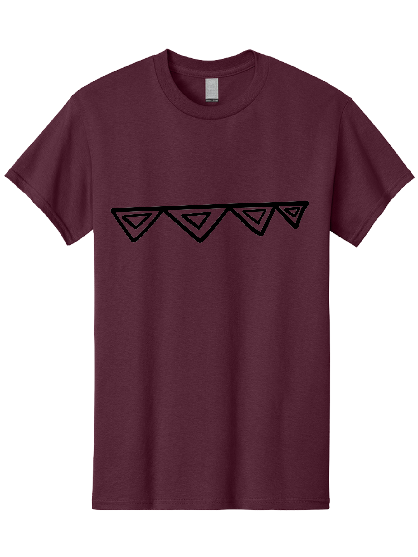 Party-Bunting Men'S Graphic Tee, 100% Cotton, Comfortable Casual Summer Wear, Machine Washable, Party Decorations, Festive Bunting, Celebration Decor, Geometric Shapes, Triangular Flags, Simple Design, Hand-Drawn, Minimalist Style -  Aaa475 13