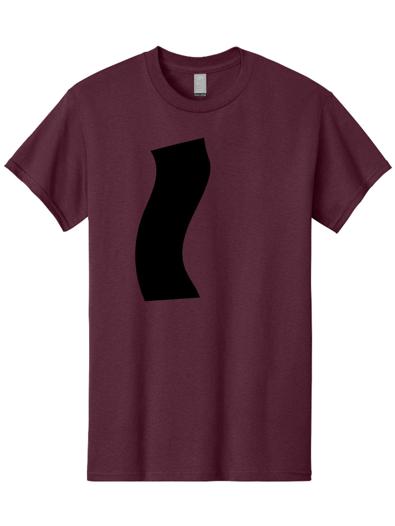 S Men'S Graphic Tee, 100% Cotton, Comfortable Casual Summer Wear, Machine Washable, Stylized Letter, Abstract Design, Minimalist Art, Bold Font, Modern Graphic, Sleek Typography, Simple Shape -  Aaa480