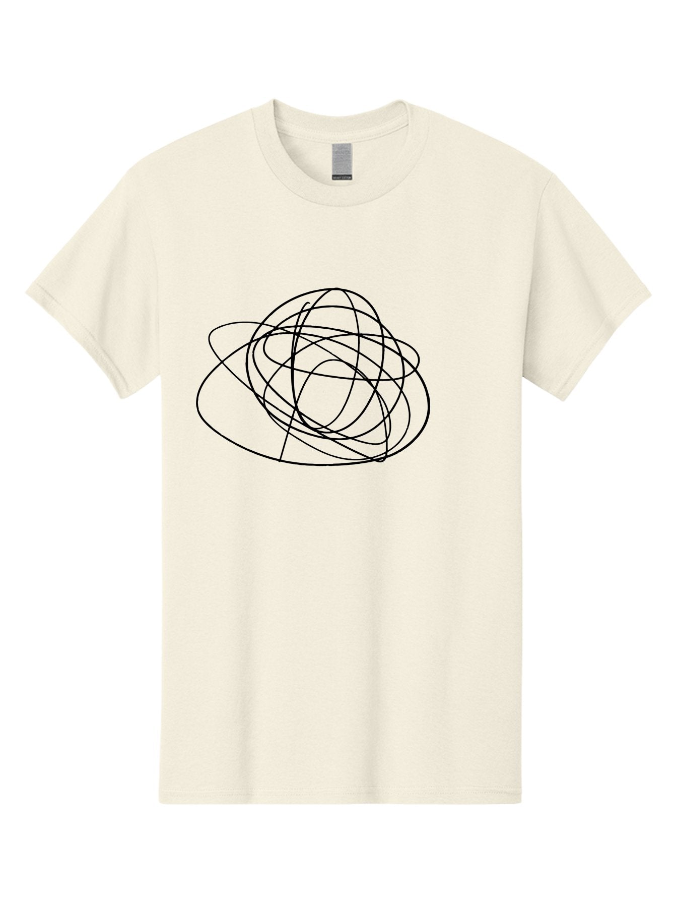 Scribble-3 Men'S Graphic Tee, 100% Cotton, Comfortable Casual Summer Wear, Machine Washable, Scribbled Lines, Hand Drawn Art, Abstract Design, Creative Expression, Messy Lines, Artistic Freedom, Loose Strokes -  Aaa483 7