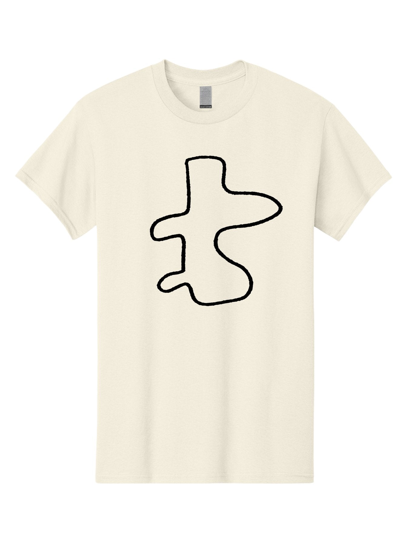Scribble Men'S Graphic Tee, 100% Cotton, Comfortable Casual Summer Wear, Machine Washable, Abstract Shape, Unique Design, Creative Symbol, Single Line Art, Simple Graphic, Hand Drawn Shape, Minimalist Design -  Aaa484 17