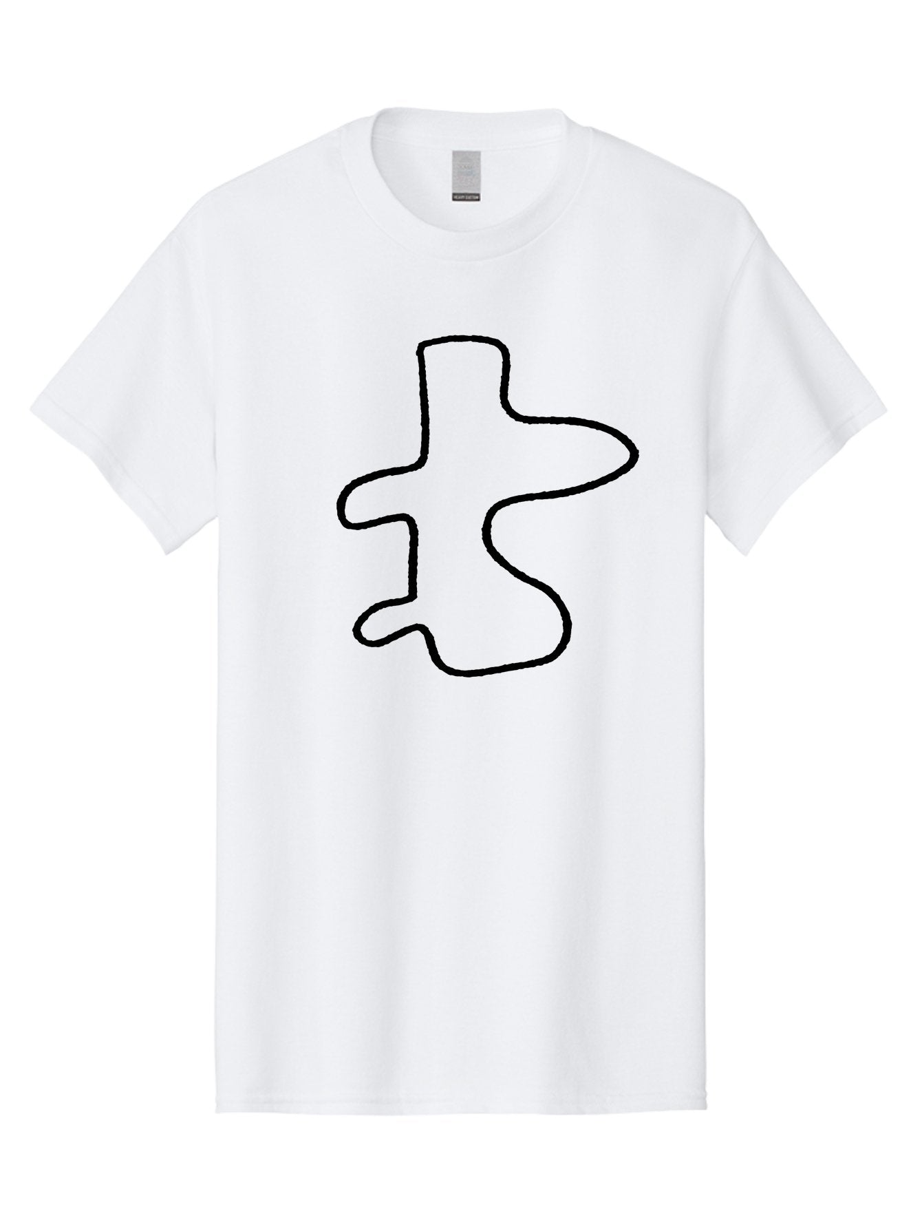 Scribble Men'S Graphic Tee, 100% Cotton, Comfortable Casual Summer Wear, Machine Washable, Abstract Shape, Unique Design, Creative Symbol, Single Line Art, Simple Graphic, Hand Drawn Shape, Minimalist Design -  Aaa484 15