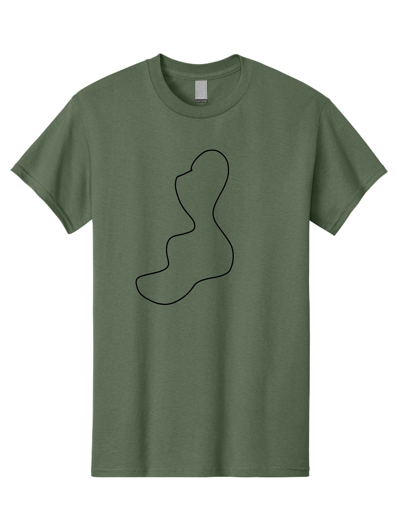 Shoe-Sole Men'S Graphic Tee, 100% Cotton, Comfortable Casual Summer Wear, Machine Washable, Black Outline, Minimalist Design, Simple Shape, Footprint, Abstract Art, Modern Graphic, Sleek Line Art, Contemporary Illustration -  Aaa486 15