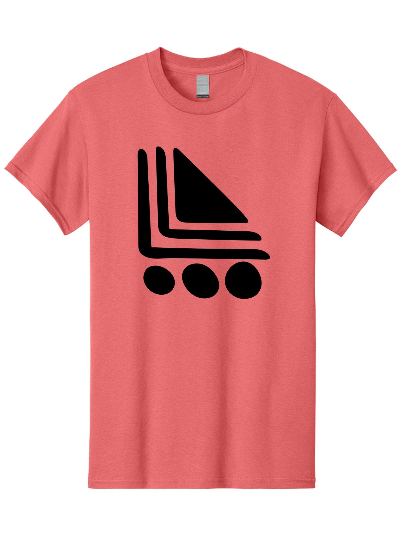 Shopping-Cart Men'S Graphic Tee, 100% Cotton, Comfortable Casual Summer Wear, Machine Washable, Shopping Cart Icon, E-Commerce Symbol, Online Shopping, Digital Marketplace, Minimalist Design, Bold Graphics, Black Silhouette -  Aaa487 25