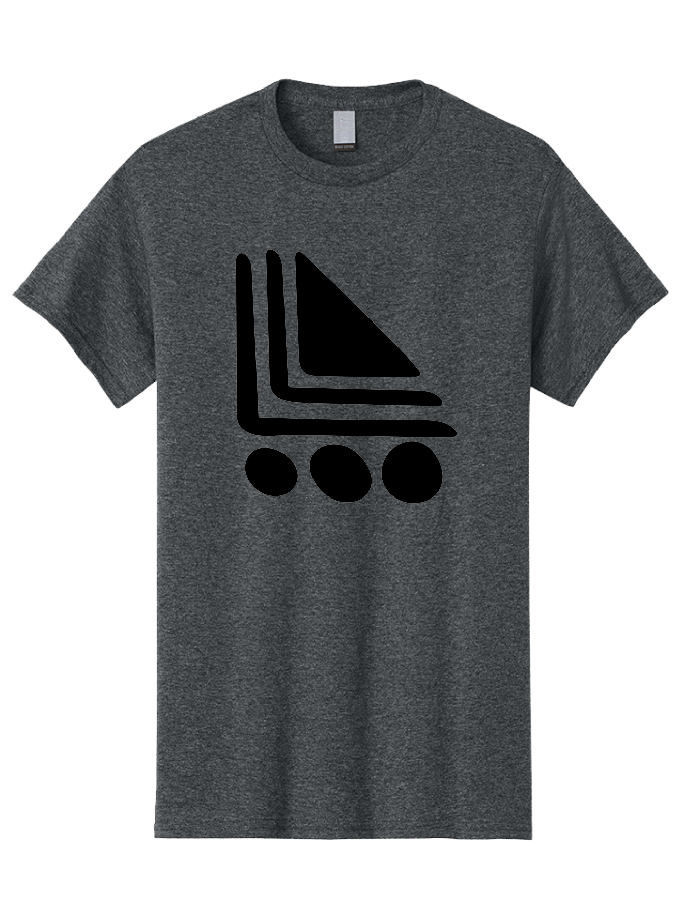 Shopping-Cart Men'S Graphic Tee, 100% Cotton, Comfortable Casual Summer Wear, Machine Washable, Shopping Cart Icon, E-Commerce Symbol, Online Shopping, Digital Marketplace, Minimalist Design, Bold Graphics, Black Silhouette -  Aaa487 7