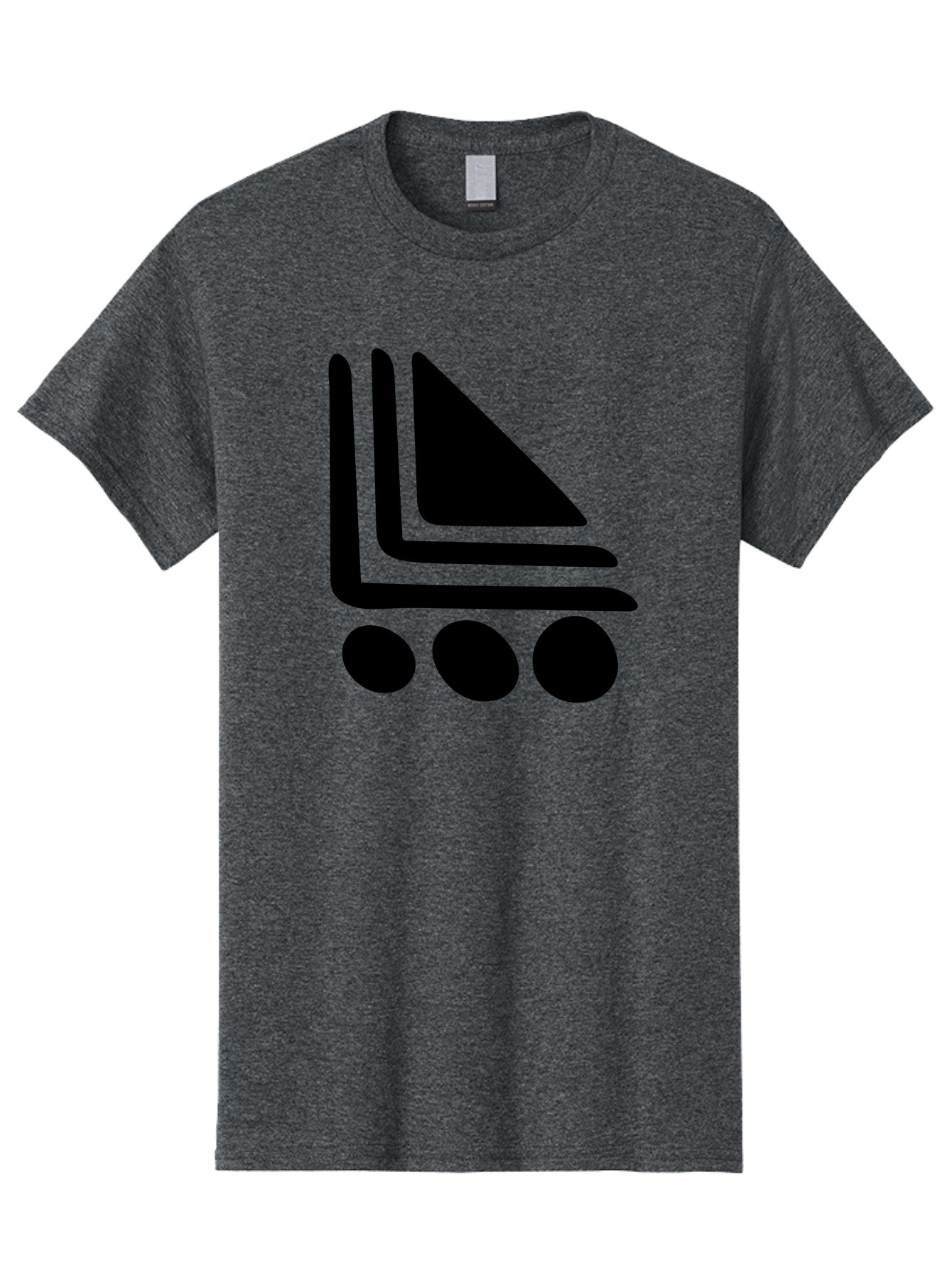 Shopping-Cart Men'S Graphic Tee, 100% Cotton, Comfortable Casual Summer Wear, Machine Washable, Shopping Cart Icon, E-Commerce Symbol, Online Shopping, Digital Marketplace, Minimalist Design, Bold Graphics, Black Silhouette -  Aaa487 29