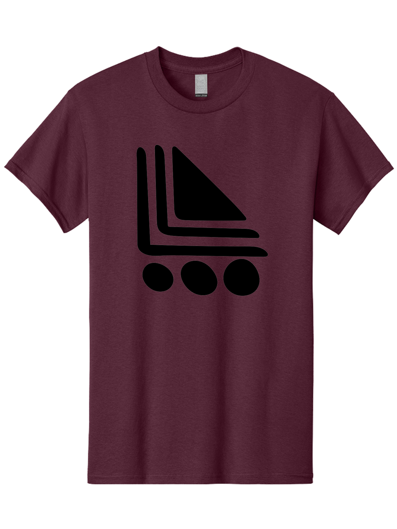 Shopping-Cart Men'S Graphic Tee, 100% Cotton, Comfortable Casual Summer Wear, Machine Washable, Shopping Cart Icon, E-Commerce Symbol, Online Shopping, Digital Marketplace, Minimalist Design, Bold Graphics, Black Silhouette -  Aaa487 13
