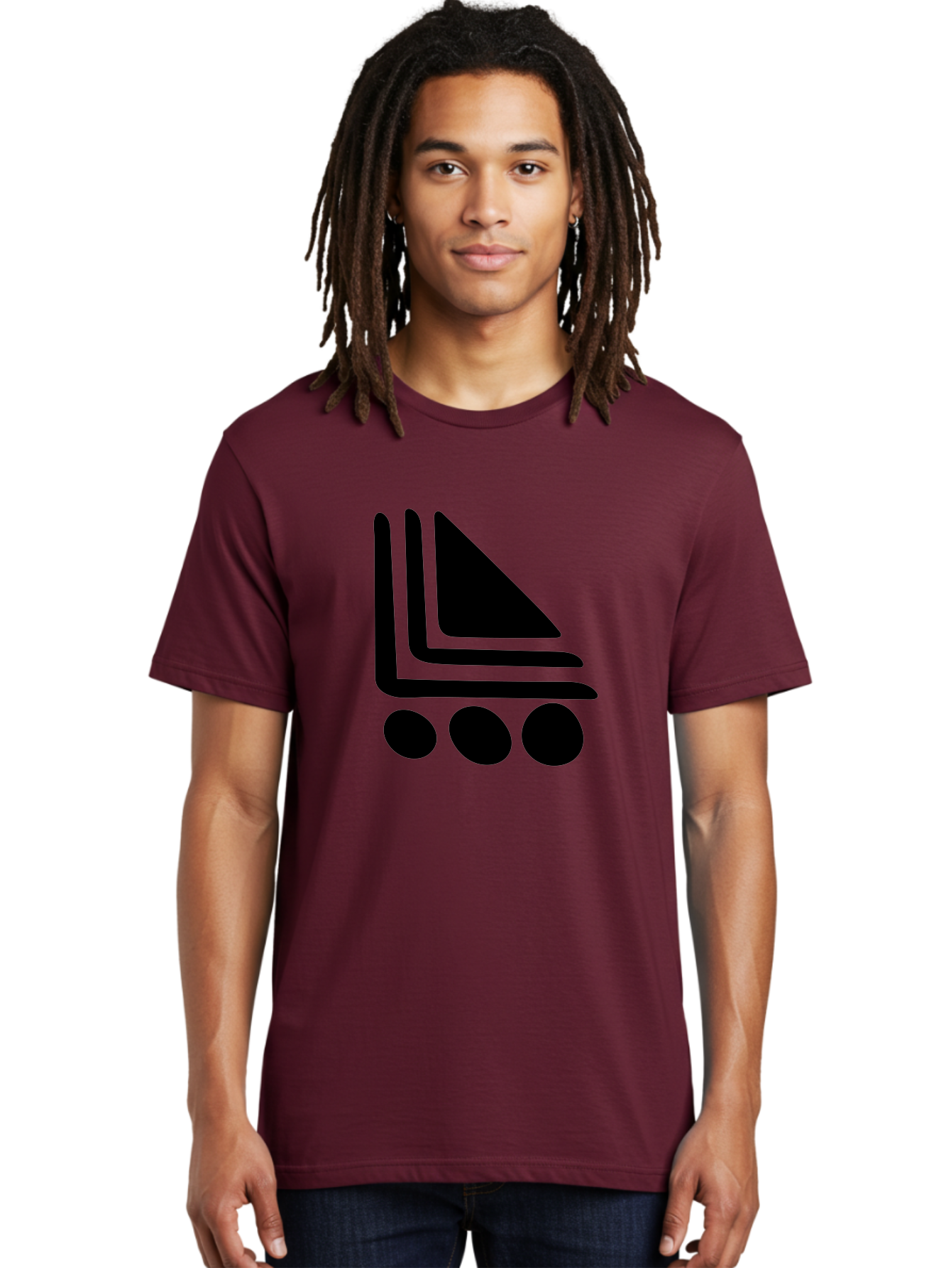 Shopping-Cart Men'S Graphic Tee, 100% Cotton, Comfortable Casual Summer Wear, Machine Washable, Shopping Cart Icon, E-Commerce Symbol, Online Shopping, Digital Marketplace, Minimalist Design, Bold Graphics, Black Silhouette -  Aaa487 14