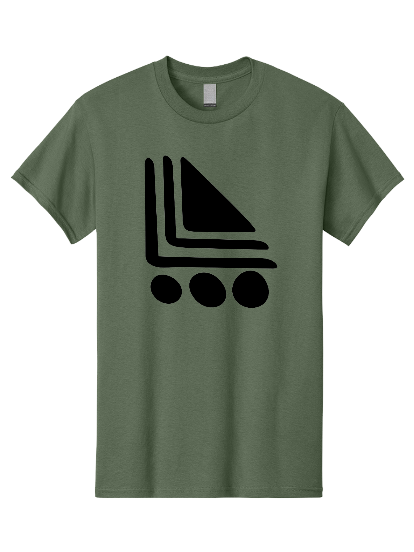 Shopping-Cart Men'S Graphic Tee, 100% Cotton, Comfortable Casual Summer Wear, Machine Washable, Shopping Cart Icon, E-Commerce Symbol, Online Shopping, Digital Marketplace, Minimalist Design, Bold Graphics, Black Silhouette -  Aaa487 15