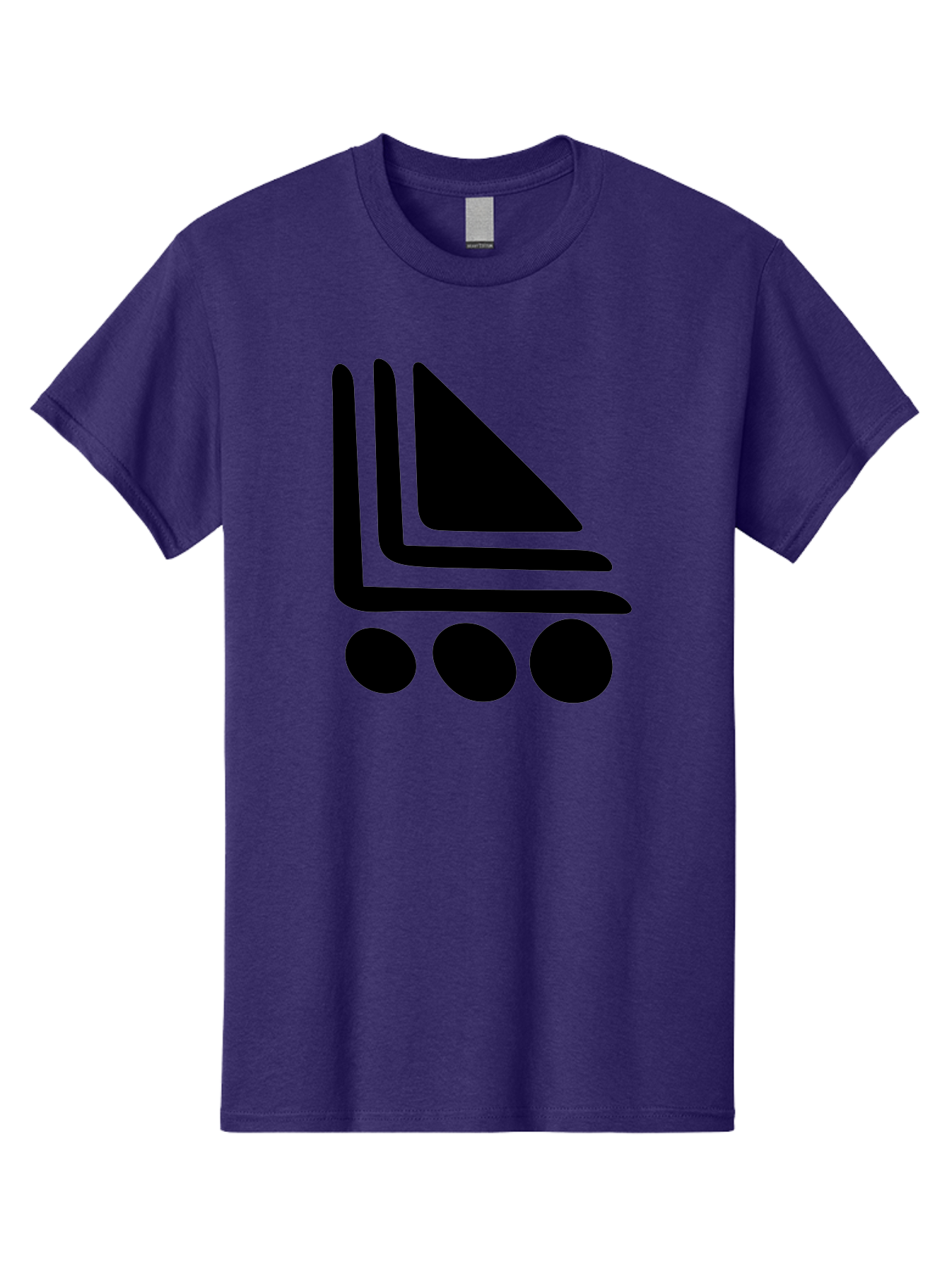 Shopping-Cart Men'S Graphic Tee, 100% Cotton, Comfortable Casual Summer Wear, Machine Washable, Shopping Cart Icon, E-Commerce Symbol, Online Shopping, Digital Marketplace, Minimalist Design, Bold Graphics, Black Silhouette -  Aaa487 21