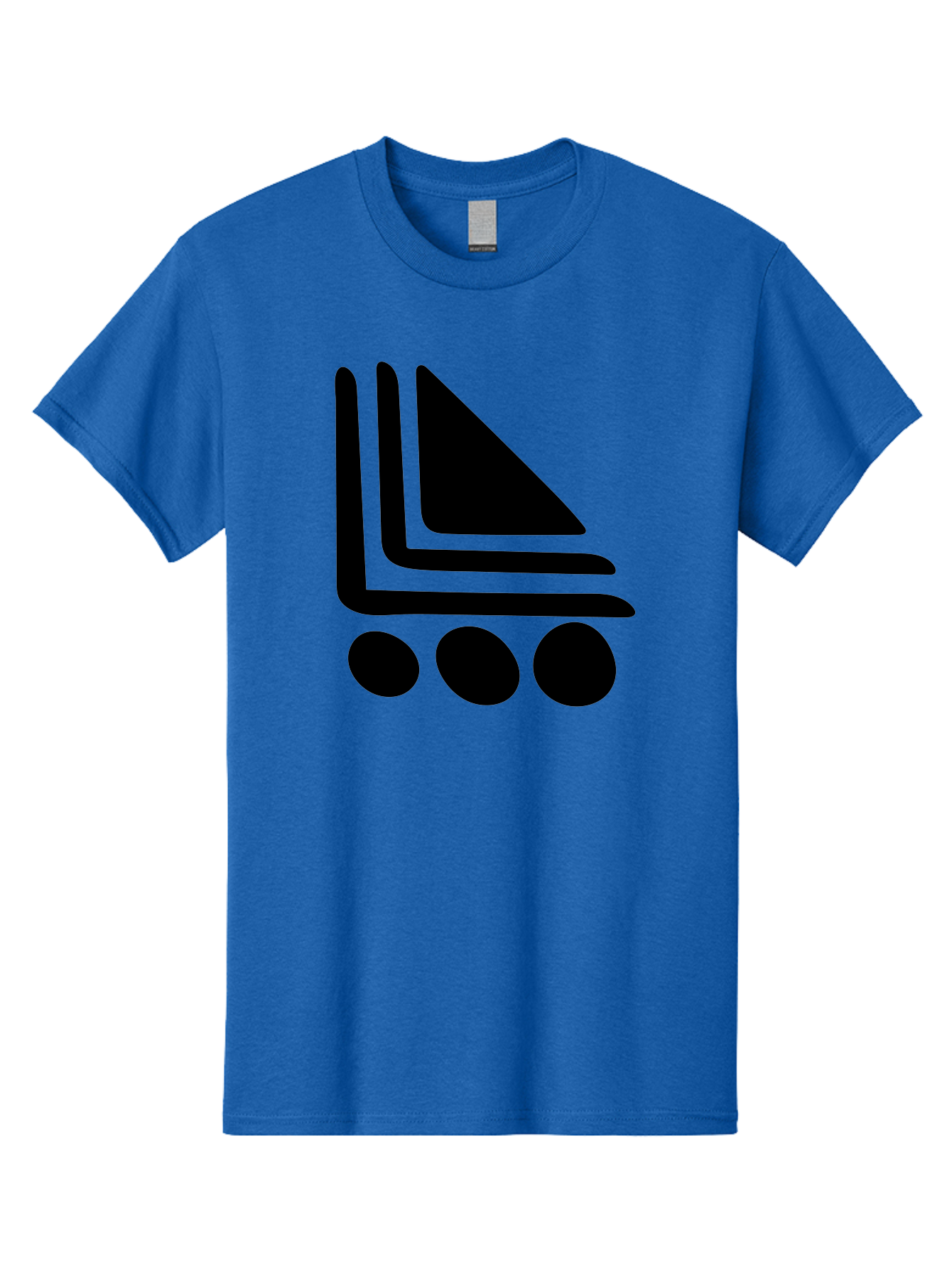 Shopping-Cart Men'S Graphic Tee, 100% Cotton, Comfortable Casual Summer Wear, Machine Washable, Shopping Cart Icon, E-Commerce Symbol, Online Shopping, Digital Marketplace, Minimalist Design, Bold Graphics, Black Silhouette -  Aaa487 25