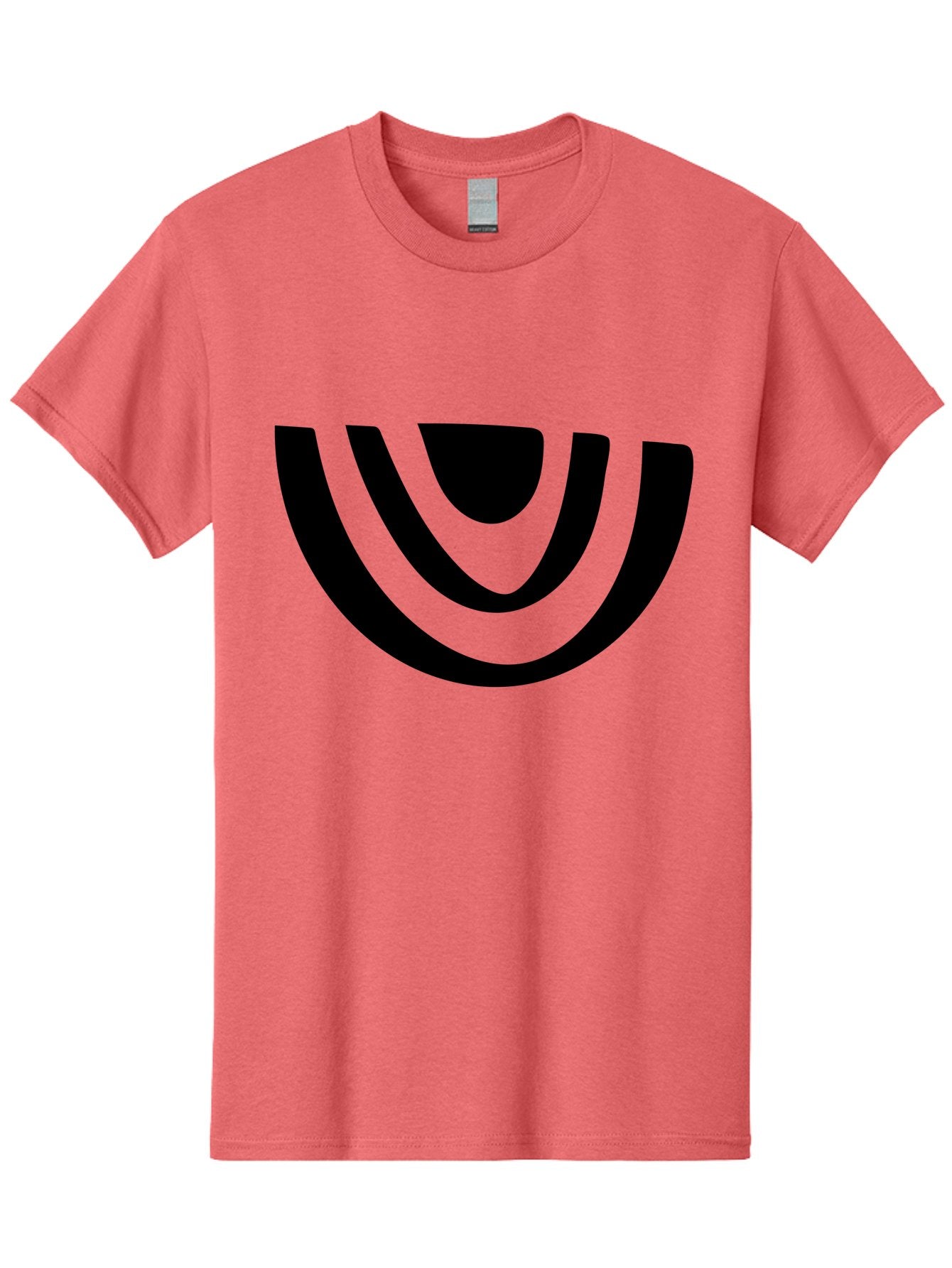 Smile Men'S Graphic Tee, 100% Cotton, Comfortable Casual Summer Wear, Machine Washable, Modern Logo, Abstract Symbol, Curved Lines, Futuristic Design, Sleek And Minimalist, Black And Green Color Scheme, Dynamic Graphic -  Aaa489 25