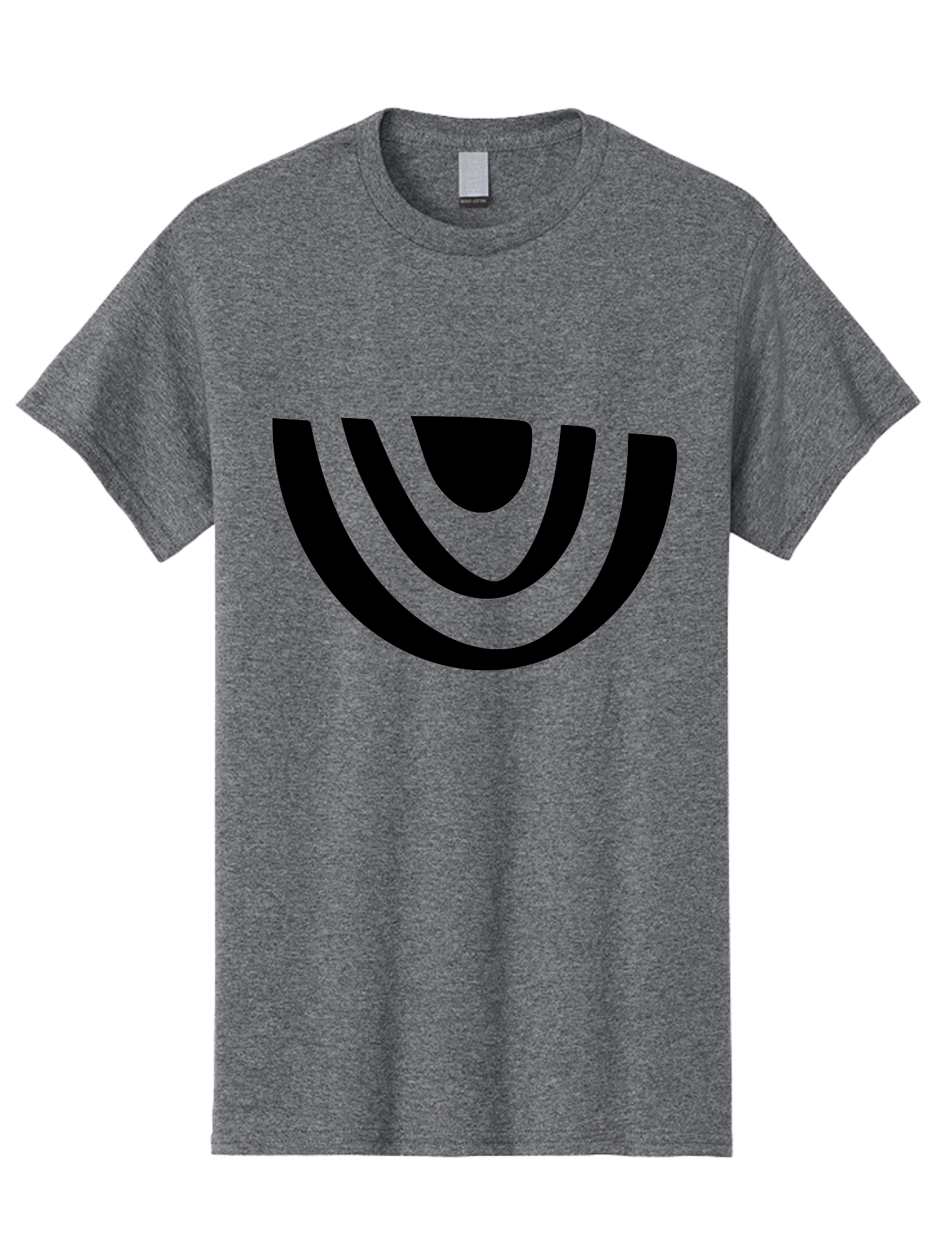 Smile Men'S Graphic Tee, 100% Cotton, Comfortable Casual Summer Wear, Machine Washable, Modern Logo, Abstract Symbol, Curved Lines, Futuristic Design, Sleek And Minimalist, Black And Green Color Scheme, Dynamic Graphic -  Aaa489 9