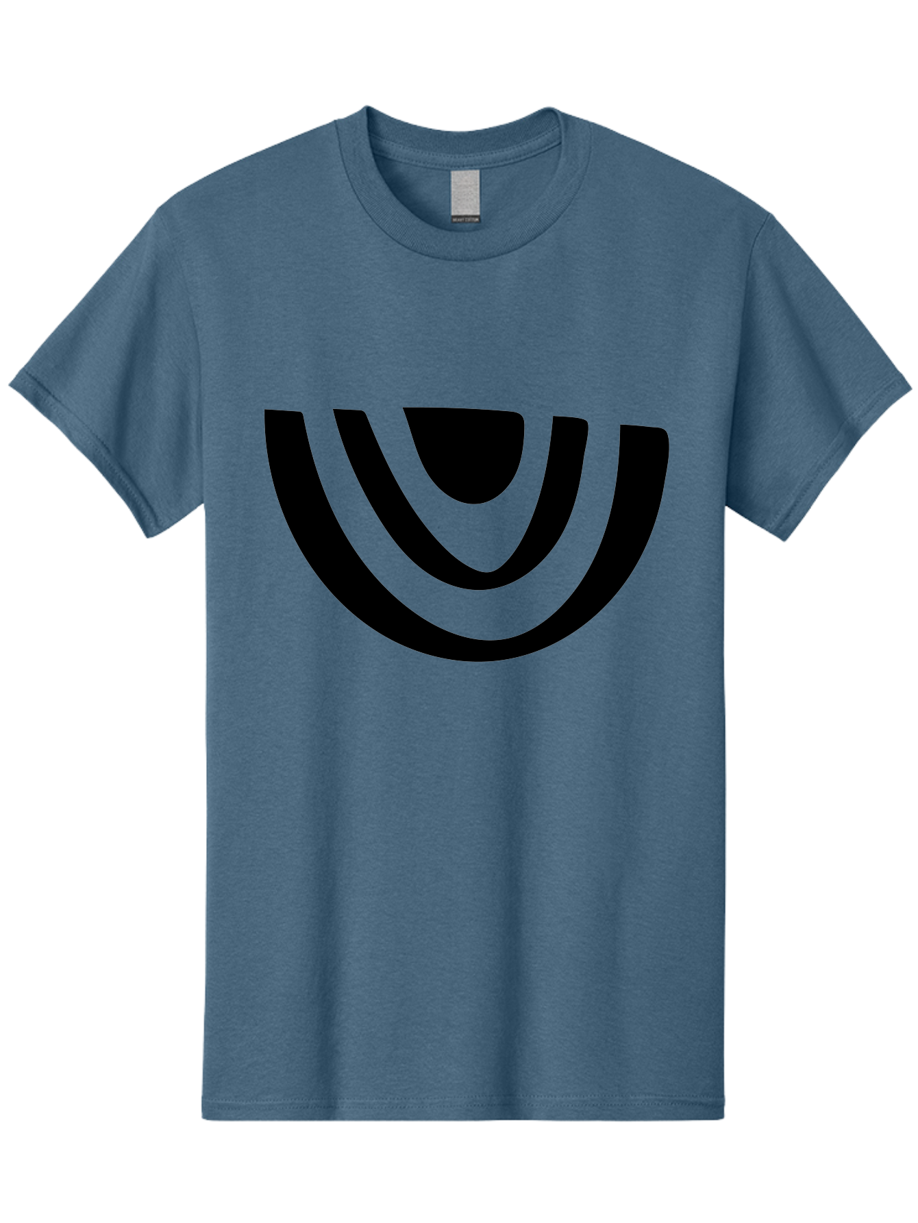 Smile Men'S Graphic Tee, 100% Cotton, Comfortable Casual Summer Wear, Machine Washable, Modern Logo, Abstract Symbol, Curved Lines, Futuristic Design, Sleek And Minimalist, Black And Green Color Scheme, Dynamic Graphic -  Aaa489 11