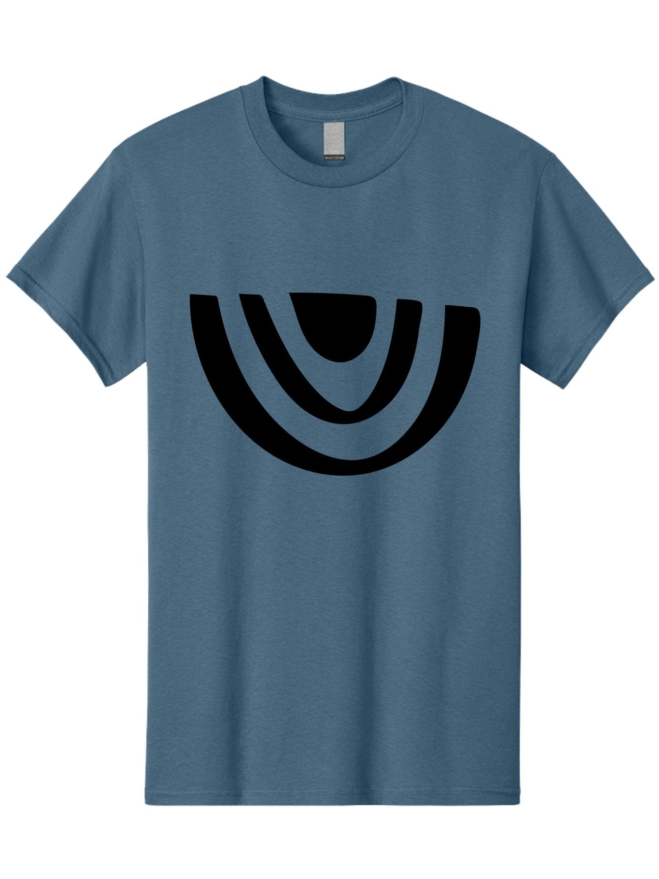 Smile Men'S Graphic Tee, 100% Cotton, Comfortable Casual Summer Wear, Machine Washable, Modern Logo, Abstract Symbol, Curved Lines, Futuristic Design, Sleek And Minimalist, Black And Green Color Scheme, Dynamic Graphic -  Aaa489 17