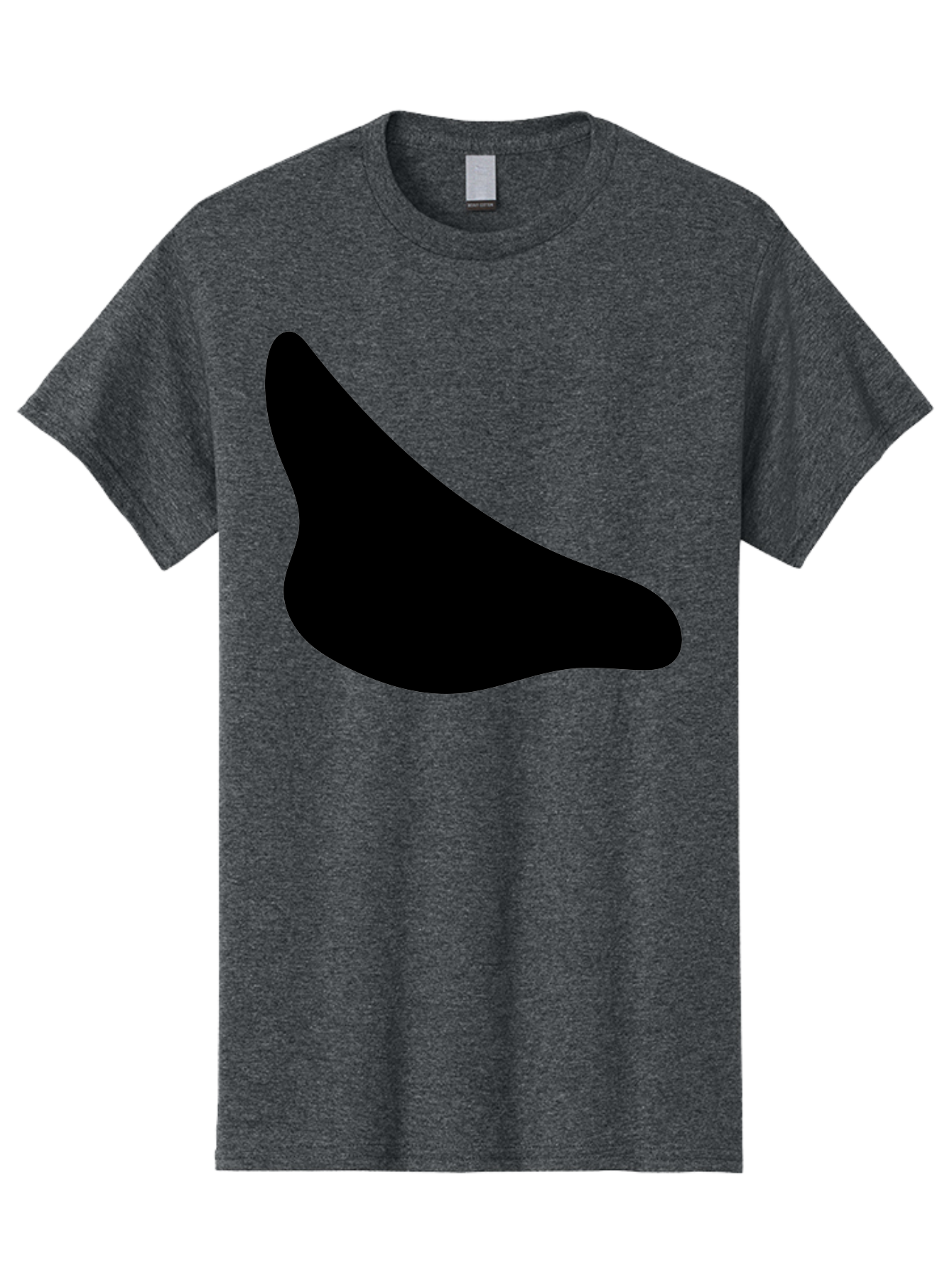 Stylized-Foot Men'S Graphic Tee, 100% Cotton, Comfortable Casual Summer Wear, Machine Washable, Shoe Sole, Footwear Design, Minimalist Shape, Black Silhouette, Simple Graphic, Modern Style -  Aaa494 7