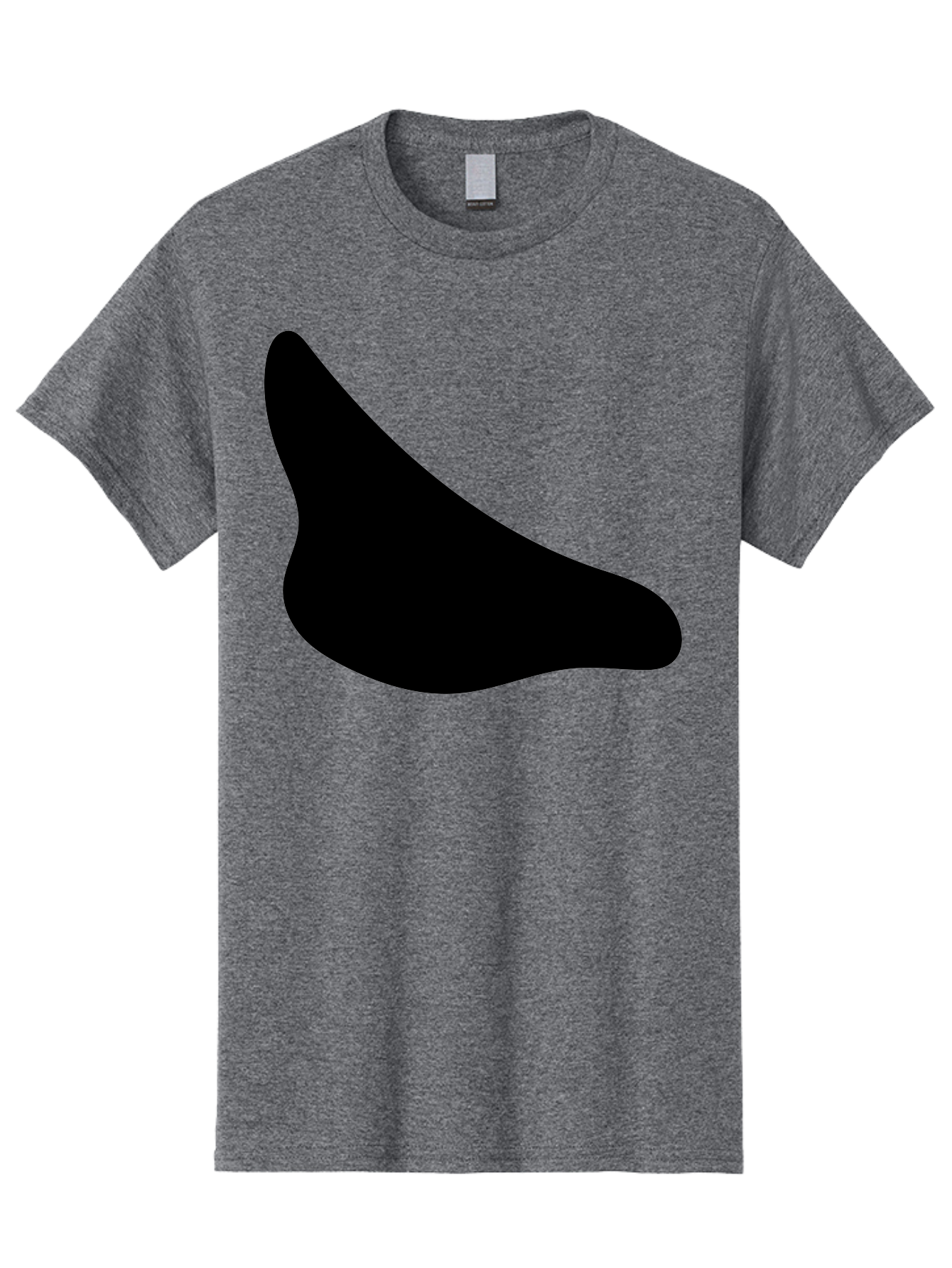 Stylized-Foot Men'S Graphic Tee, 100% Cotton, Comfortable Casual Summer Wear, Machine Washable, Shoe Sole, Footwear Design, Minimalist Shape, Black Silhouette, Simple Graphic, Modern Style -  Aaa494 9