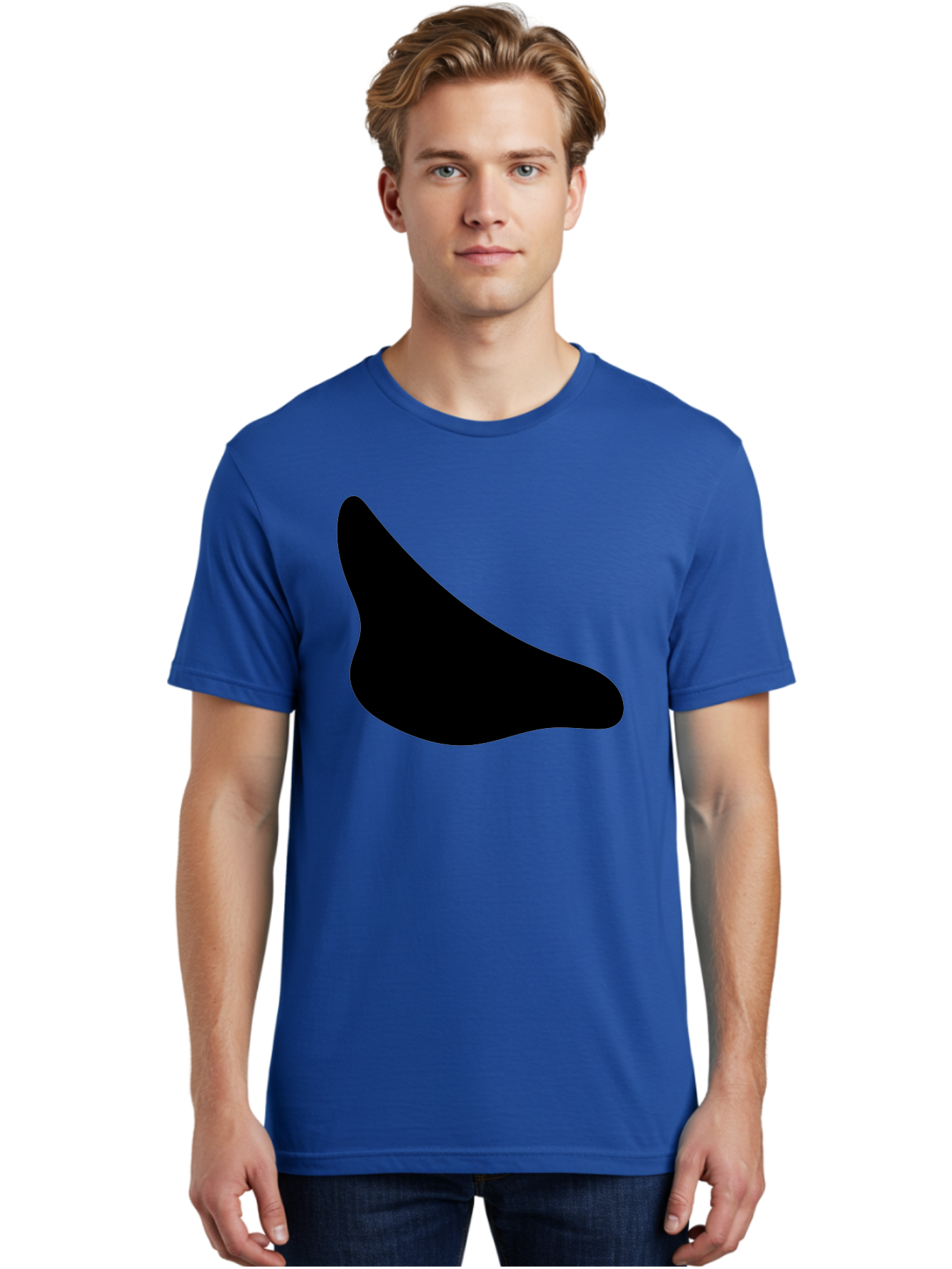 Stylized-Foot Men'S Graphic Tee, 100% Cotton, Comfortable Casual Summer Wear, Machine Washable, Shoe Sole, Footwear Design, Minimalist Shape, Black Silhouette, Simple Graphic, Modern Style -  Aaa494 26