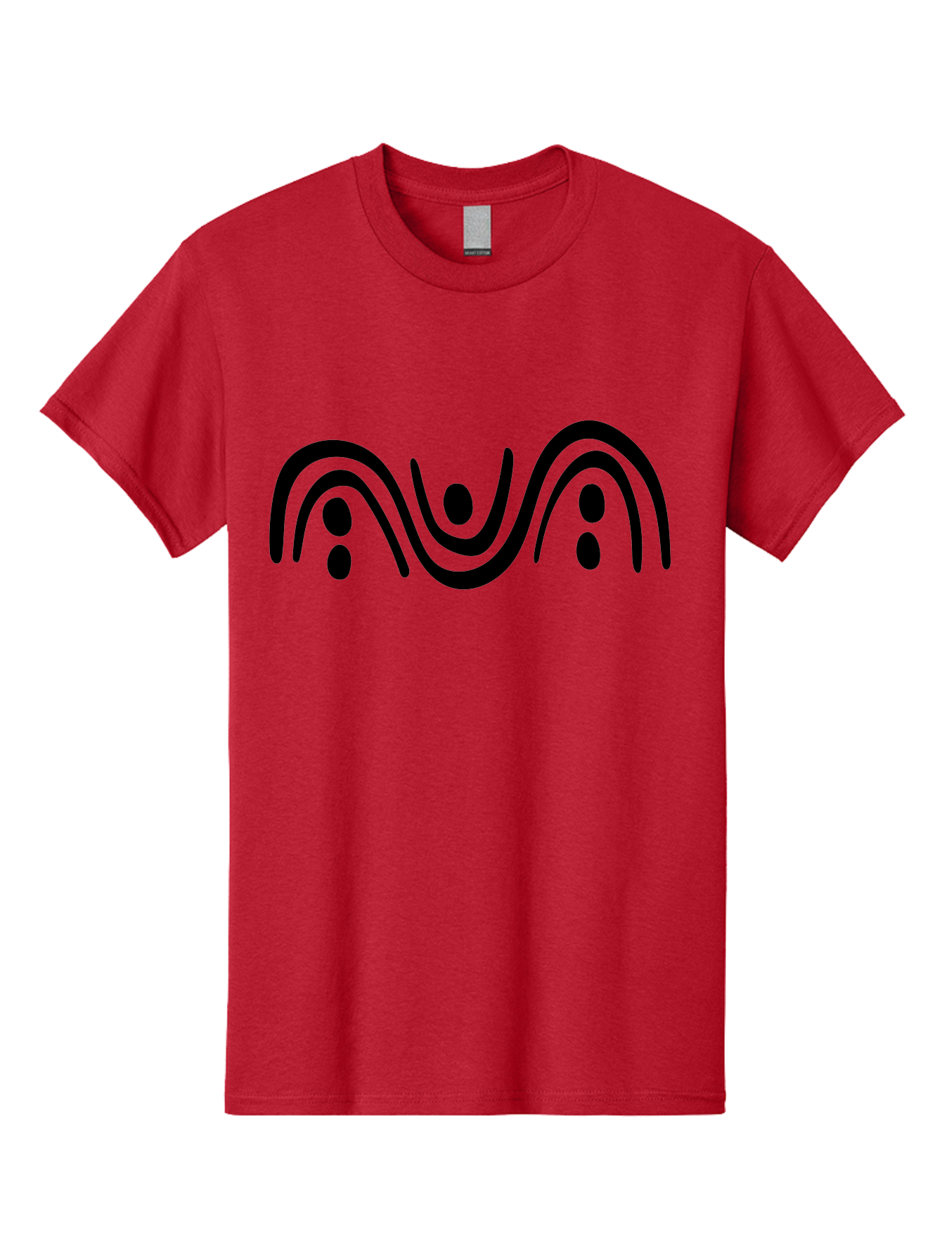 Three-Black-Dots Men'S Graphic Tee, 100% Cotton, Comfortable Casual Summer Wear, Machine Washable, Modern Art, Minimalist Design, Abstract Shapes, Black Lines, Stylized Dots, Contemporary Graphic, Simple Icon -  Aaa497 23