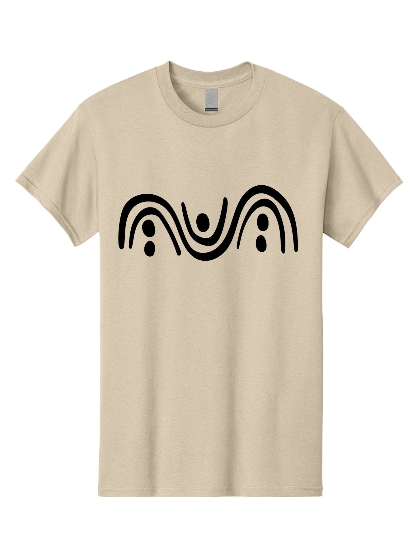 Three-Black-Dots Men'S Graphic Tee, 100% Cotton, Comfortable Casual Summer Wear, Machine Washable, Modern Art, Minimalist Design, Abstract Shapes, Black Lines, Stylized Dots, Contemporary Graphic, Simple Icon -  Aaa497 9