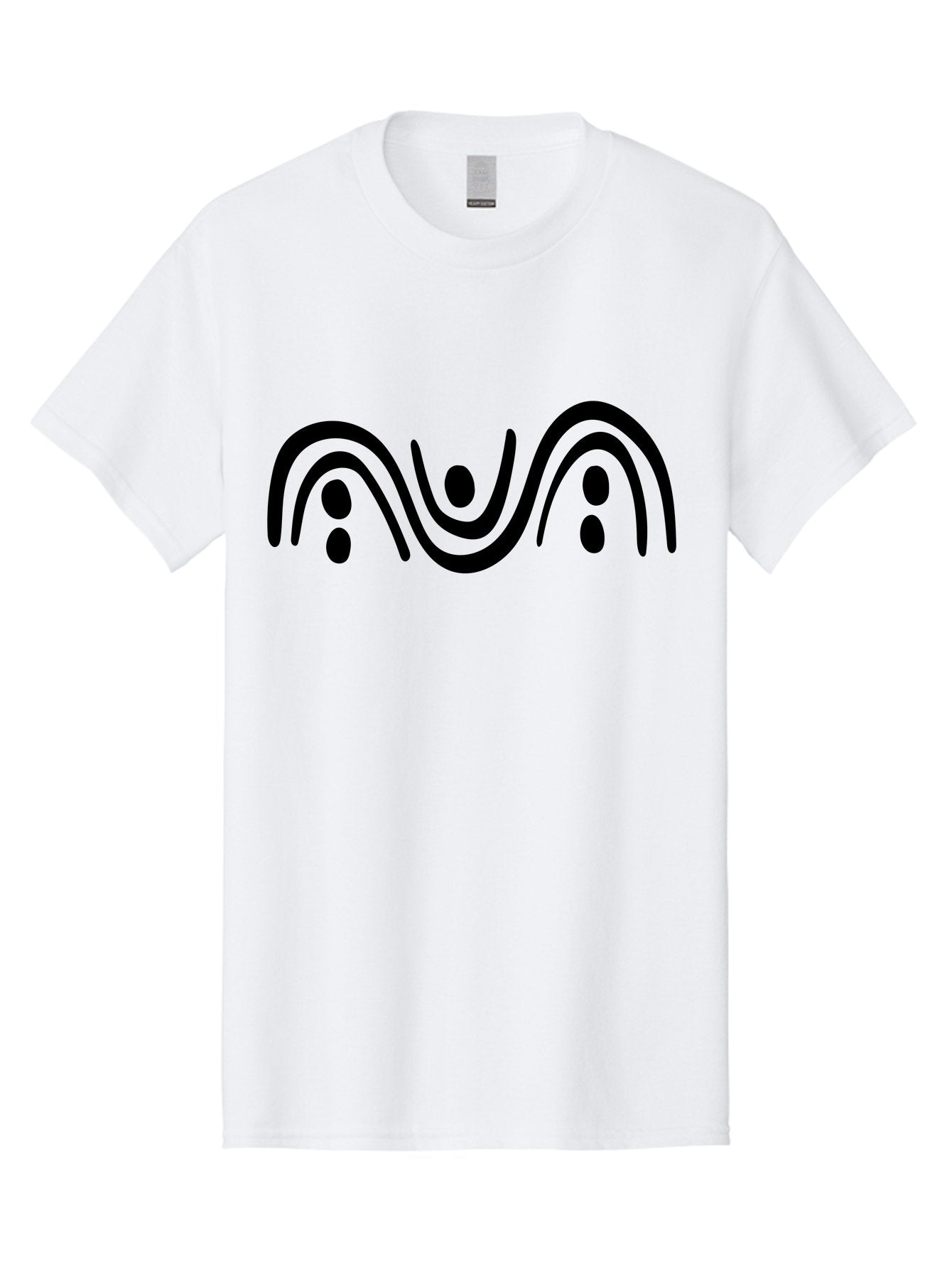 Three-Black-Dots Men'S Graphic Tee, 100% Cotton, Comfortable Casual Summer Wear, Machine Washable, Modern Art, Minimalist Design, Abstract Shapes, Black Lines, Stylized Dots, Contemporary Graphic, Simple Icon -  Aaa497 15