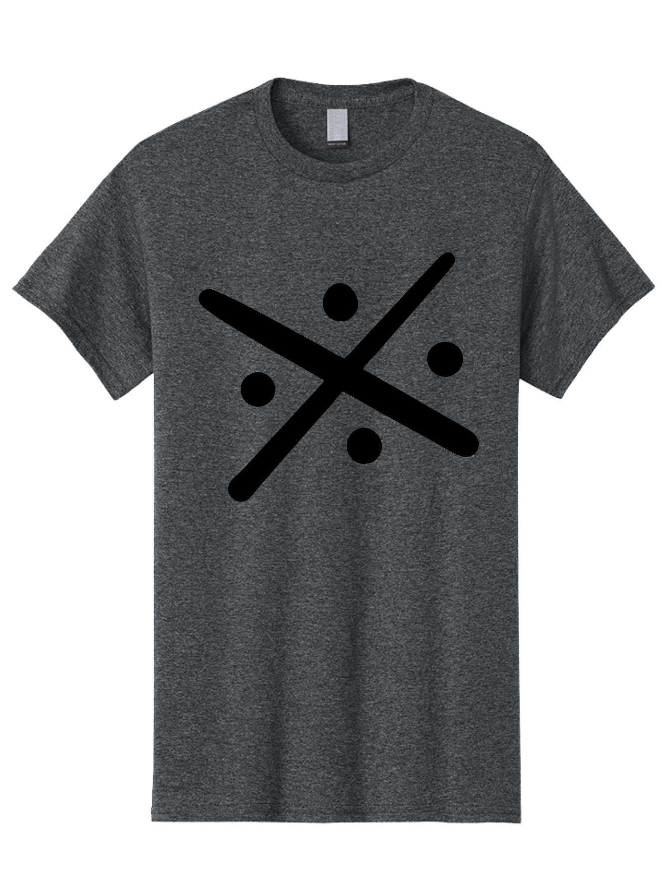Tic-Tac-Toe Men'S Graphic Tee, 100% Cotton, Comfortable Casual Summer Wear, Machine Washable, Tic Tac Toe Game, Strategy Game, Two-Player Game, Simple Graphics, Minimalistic Design, Black And Green Colors, Game Board, Fun Gameplay, -  Aaa501 7