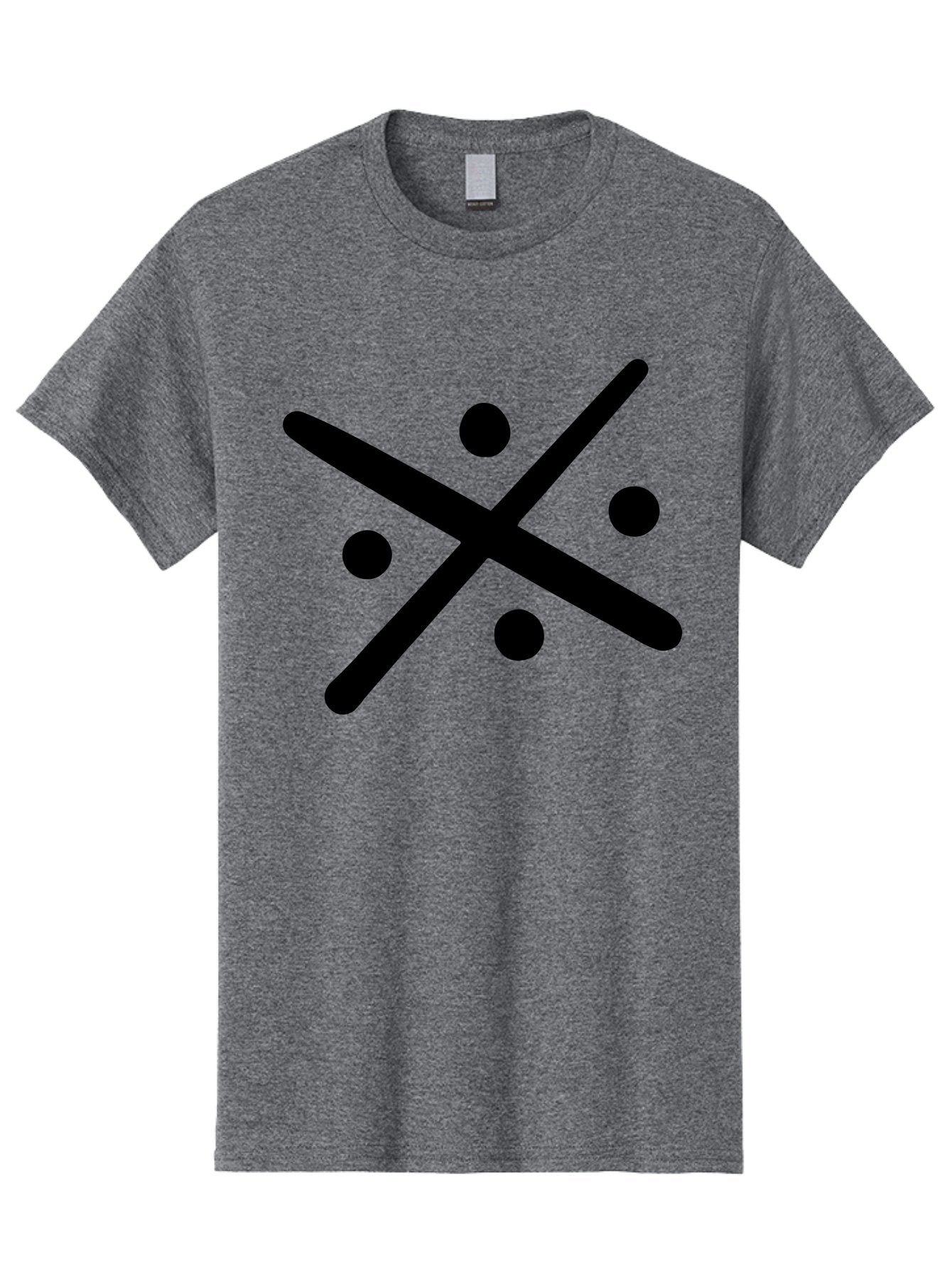 Tic-Tac-Toe Men'S Graphic Tee, 100% Cotton, Comfortable Casual Summer Wear, Machine Washable, Tic Tac Toe Game, Strategy Game, Two-Player Game, Simple Graphics, Minimalistic Design, Black And Green Colors, Game Board, Fun Gameplay, -  Aaa501 17