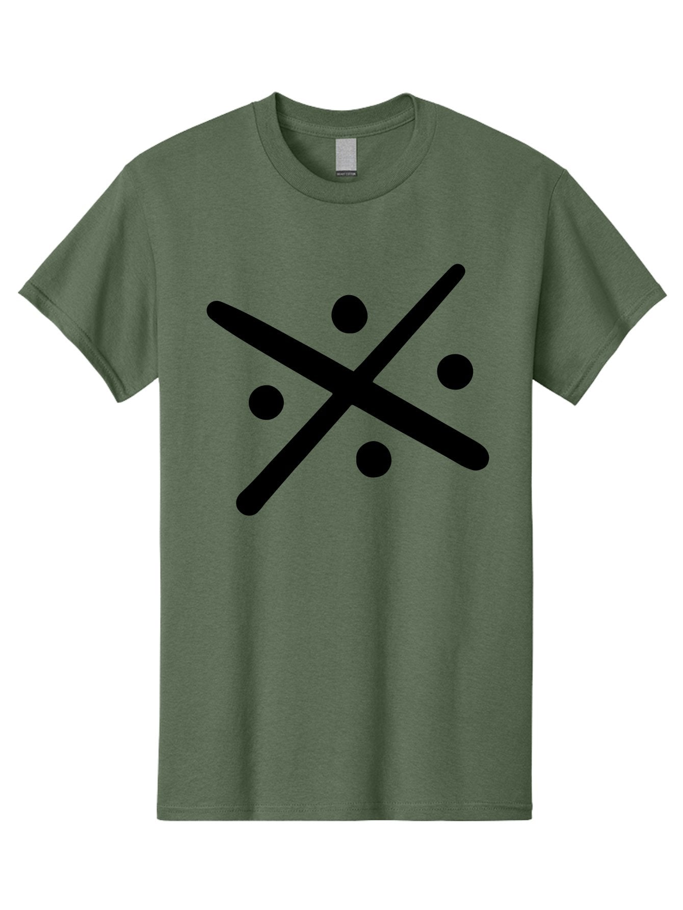 Tic-Tac-Toe Men'S Graphic Tee, 100% Cotton, Comfortable Casual Summer Wear, Machine Washable, Tic Tac Toe Game, Strategy Game, Two-Player Game, Simple Graphics, Minimalistic Design, Black And Green Colors, Game Board, Fun Gameplay, -  Aaa501 19