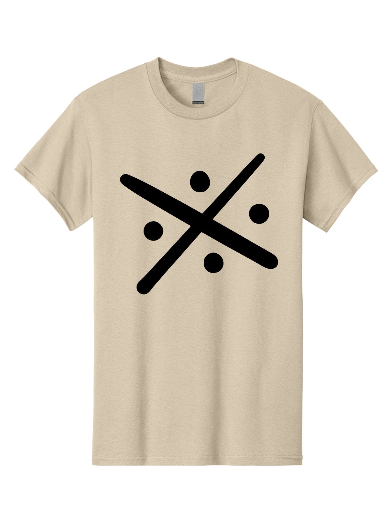 Tic-Tac-Toe Men'S Graphic Tee, 100% Cotton, Comfortable Casual Summer Wear, Machine Washable, Tic Tac Toe Game, Strategy Game, Two-Player Game, Simple Graphics, Minimalistic Design, Black And Green Colors, Game Board, Fun Gameplay, -  Aaa501