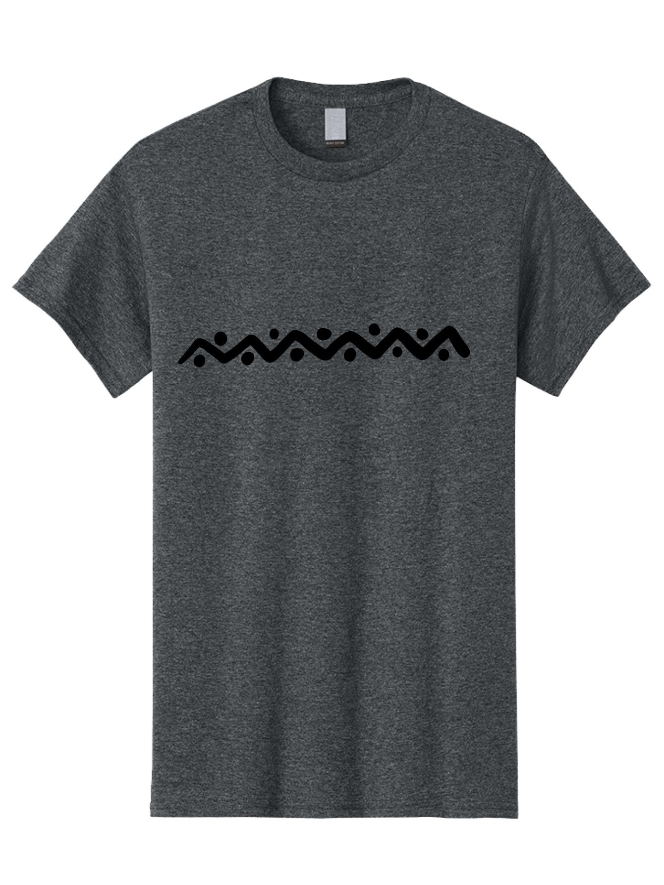 Wavy-Line-Design Men'S Graphic Tee, 100% Cotton, Comfortable Casual Summer Wear, Machine Washable, Wavy Line Pattern, Graphic Design Element, Abstract Art, Minimalist Design, Simple Shapes, Dots And Lines, Modern Art, Wiggly Line -  Aaa506 27