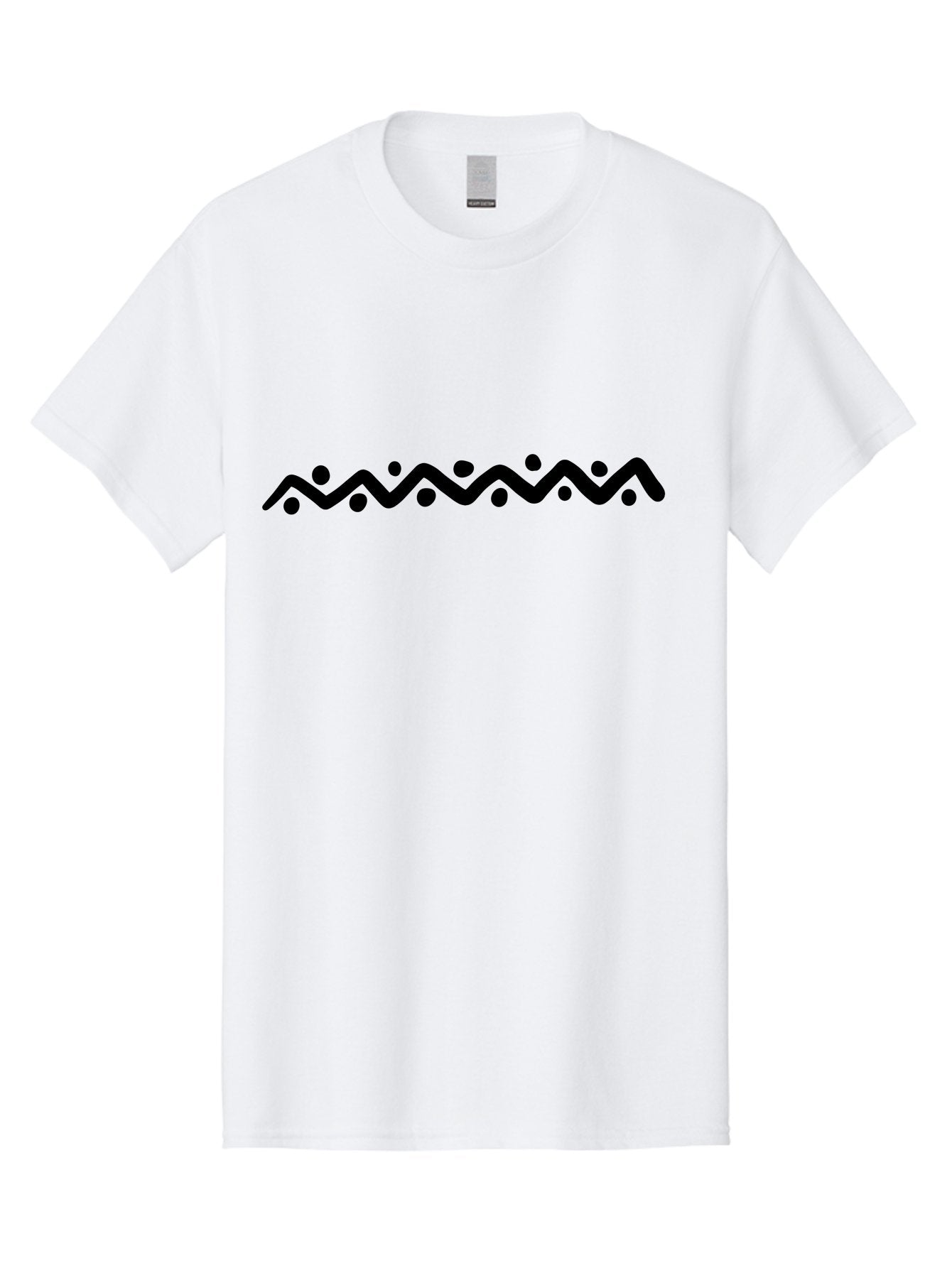 Wavy-Line-Design Men'S Graphic Tee, 100% Cotton, Comfortable Casual Summer Wear, Machine Washable, Wavy Line Pattern, Graphic Design Element, Abstract Art, Minimalist Design, Simple Shapes, Dots And Lines, Modern Art, Wiggly Line -  Aaa506 5