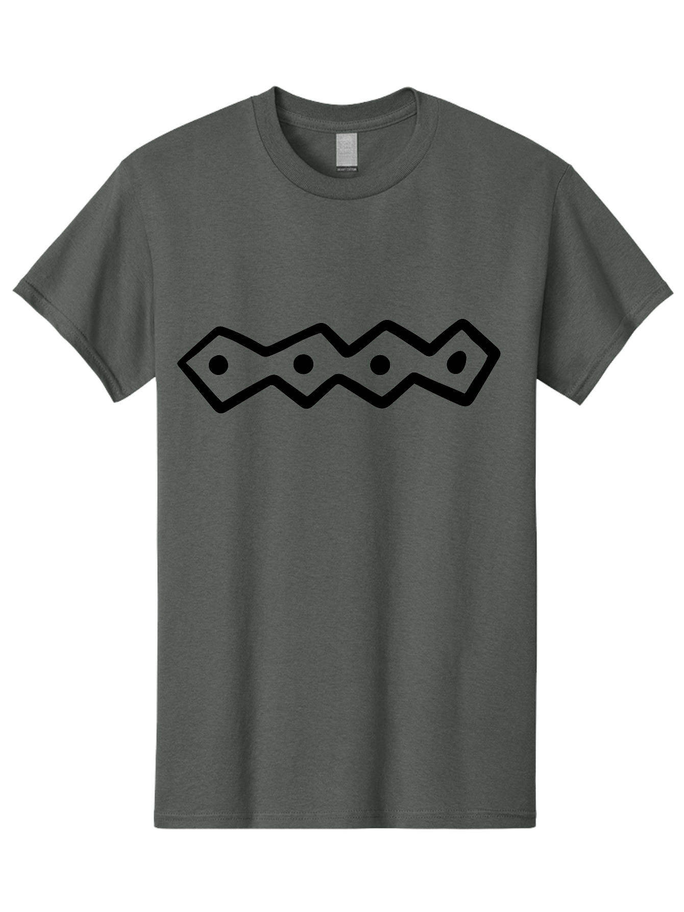 Zig-Zag-With-Dots Men'S Graphic Tee, 100% Cotton, Comfortable Casual Summer Wear, Machine Washable, Stylized Path, Wavy Line, Geometric Pattern, Minimalist Design, Simple Shapes, Abstract Art, Modern Graphic -  Aaa511 9