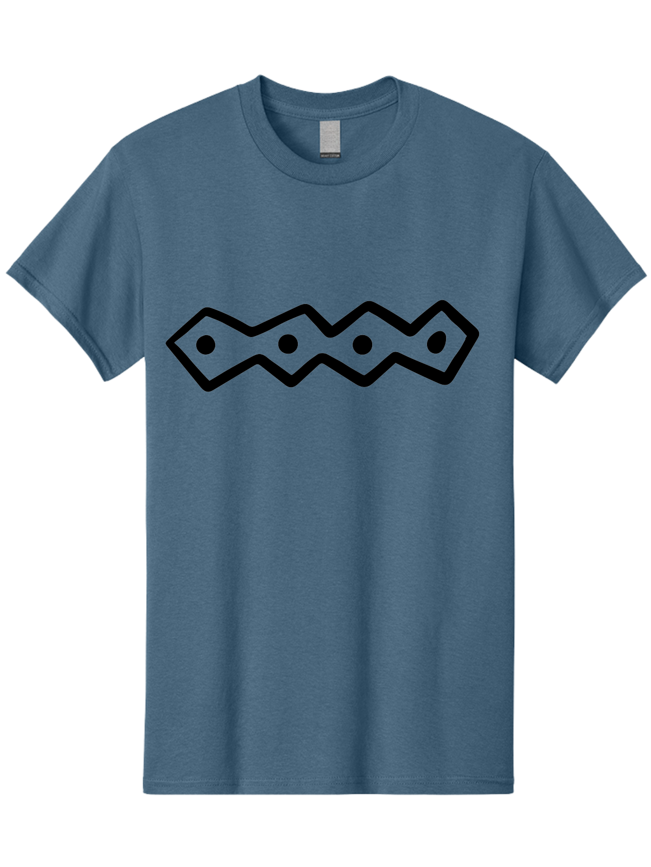 Zig-Zag-With-Dots Men'S Graphic Tee, 100% Cotton, Comfortable Casual Summer Wear, Machine Washable, Stylized Path, Wavy Line, Geometric Pattern, Minimalist Design, Simple Shapes, Abstract Art, Modern Graphic -  Aaa511 29