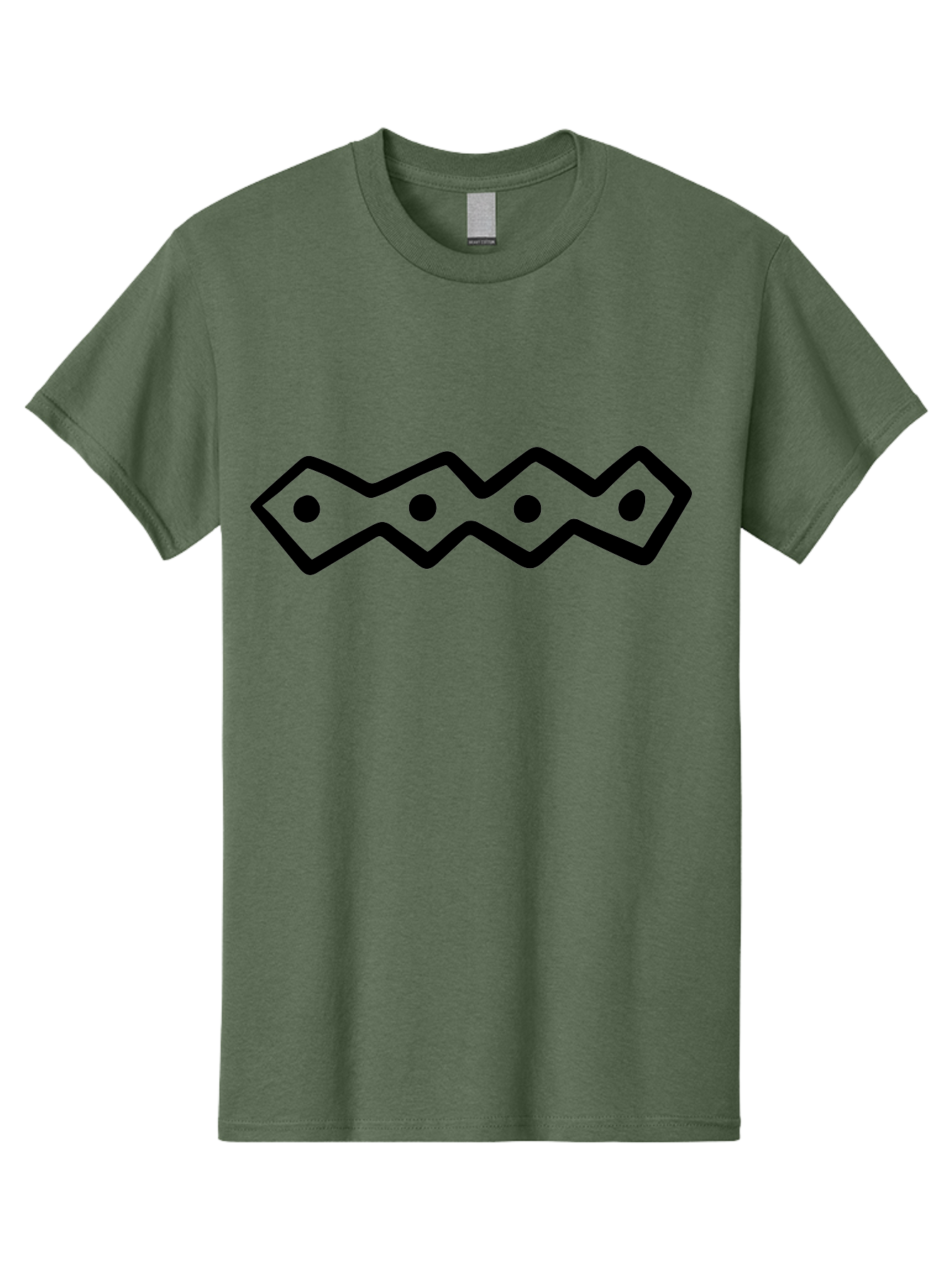 Zig-Zag-With-Dots Men'S Graphic Tee, 100% Cotton, Comfortable Casual Summer Wear, Machine Washable, Stylized Path, Wavy Line, Geometric Pattern, Minimalist Design, Simple Shapes, Abstract Art, Modern Graphic -  Aaa511 27