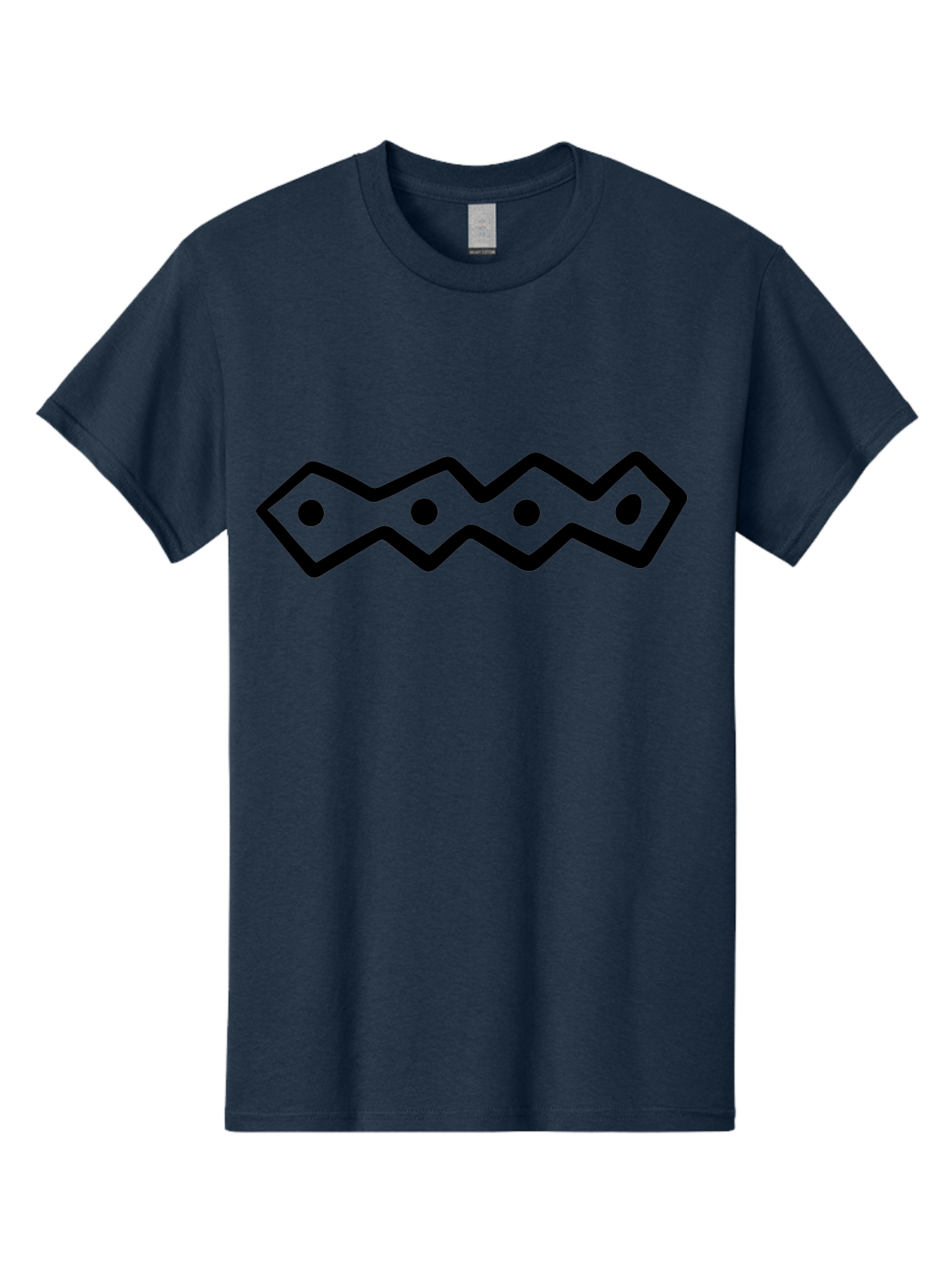 Zig-Zag-With-Dots Men'S Graphic Tee, 100% Cotton, Comfortable Casual Summer Wear, Machine Washable, Stylized Path, Wavy Line, Geometric Pattern, Minimalist Design, Simple Shapes, Abstract Art, Modern Graphic -  Aaa511 19