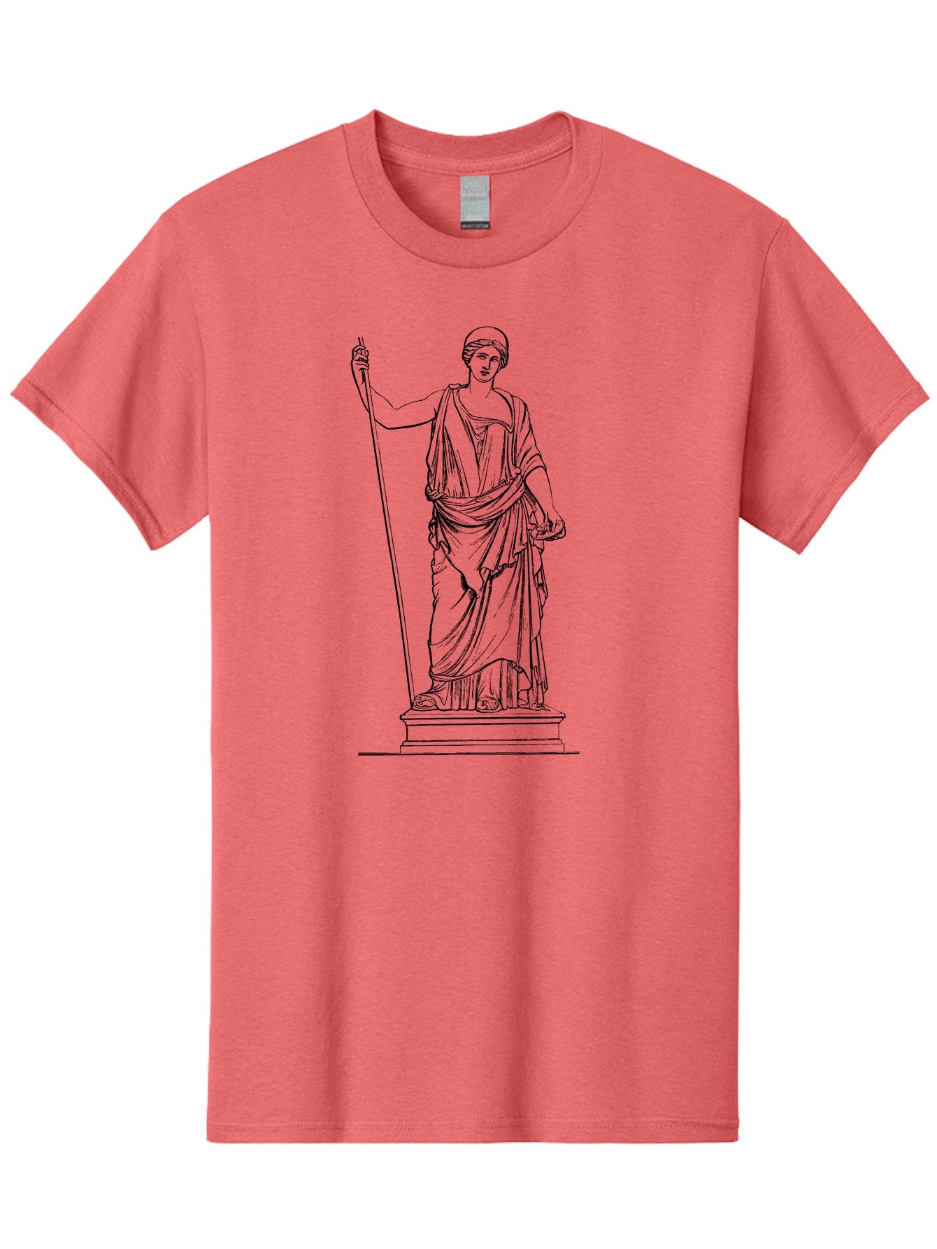 Athena Men'S Graphic Tee, 100% Cotton, Comfortable Casual Summer Wear, Machine Washable, Ancient Greek Goddess, Pallas Athena, Mythological Figure, Classical Art, Greek Mythology, Historical Illustration, Traditional Art, Warrior Goddess, -  Aaa518 27