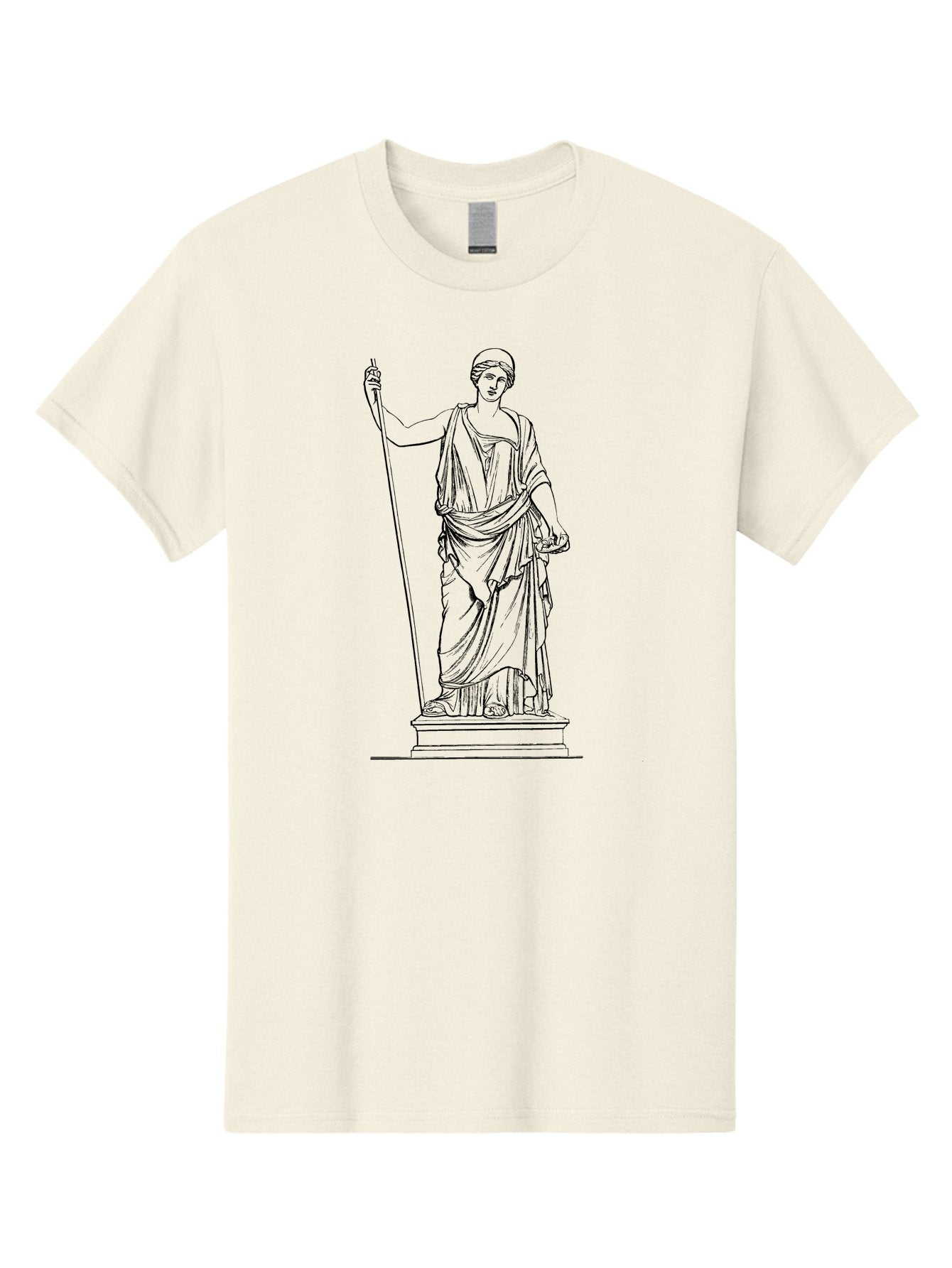 Athena Men'S Graphic Tee, 100% Cotton, Comfortable Casual Summer Wear, Machine Washable, Ancient Greek Goddess, Pallas Athena, Mythological Figure, Classical Art, Greek Mythology, Historical Illustration, Traditional Art, Warrior Goddess, -  Aaa518 5