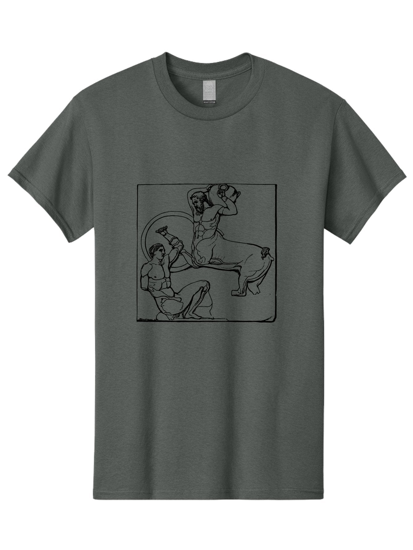 Europa-And-The-Bull Men'S Graphic Tee, 100% Cotton, Comfortable Casual Summer Wear, Machine Washable, Classical Mythology, Ancient Greece, Mythological Creature, Europa Abduction, Bull Transformation, Greek Legend, Mythical Art, -  Aaa532 21