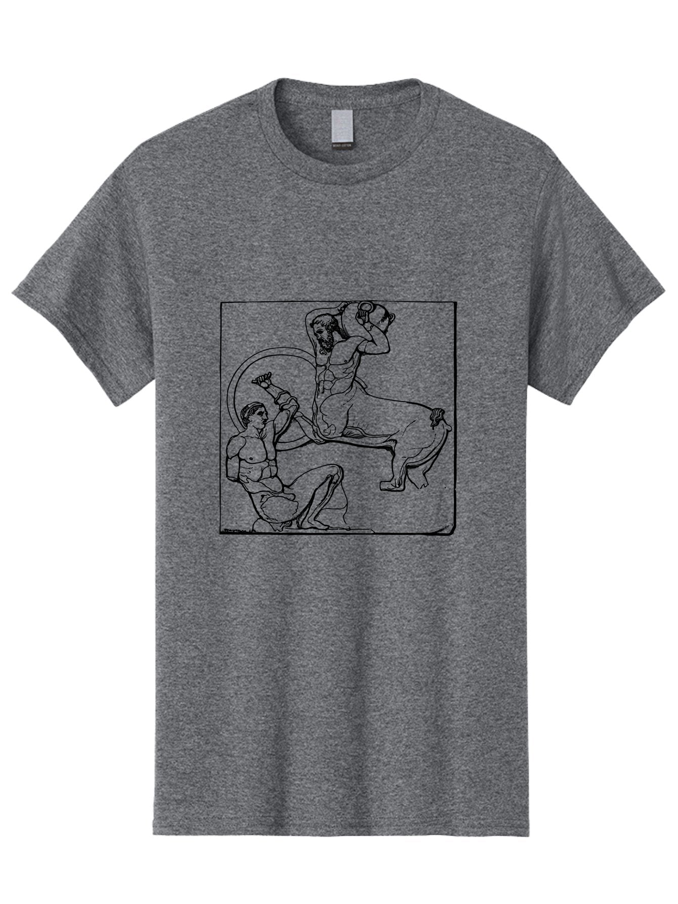 Europa-And-The-Bull Men'S Graphic Tee, 100% Cotton, Comfortable Casual Summer Wear, Machine Washable, Classical Mythology, Ancient Greece, Mythological Creature, Europa Abduction, Bull Transformation, Greek Legend, Mythical Art, -  Aaa532