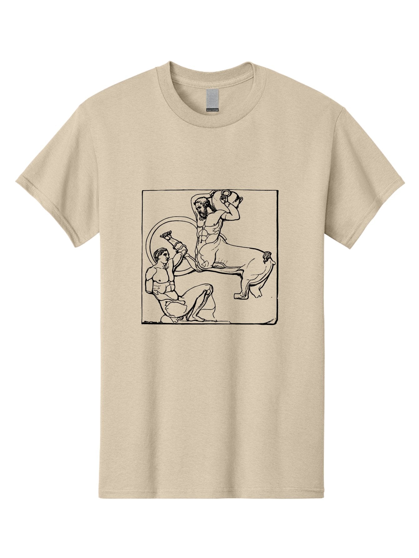 Europa-And-The-Bull Men'S Graphic Tee, 100% Cotton, Comfortable Casual Summer Wear, Machine Washable, Classical Mythology, Ancient Greece, Mythological Creature, Europa Abduction, Bull Transformation, Greek Legend, Mythical Art, -  Aaa532 23