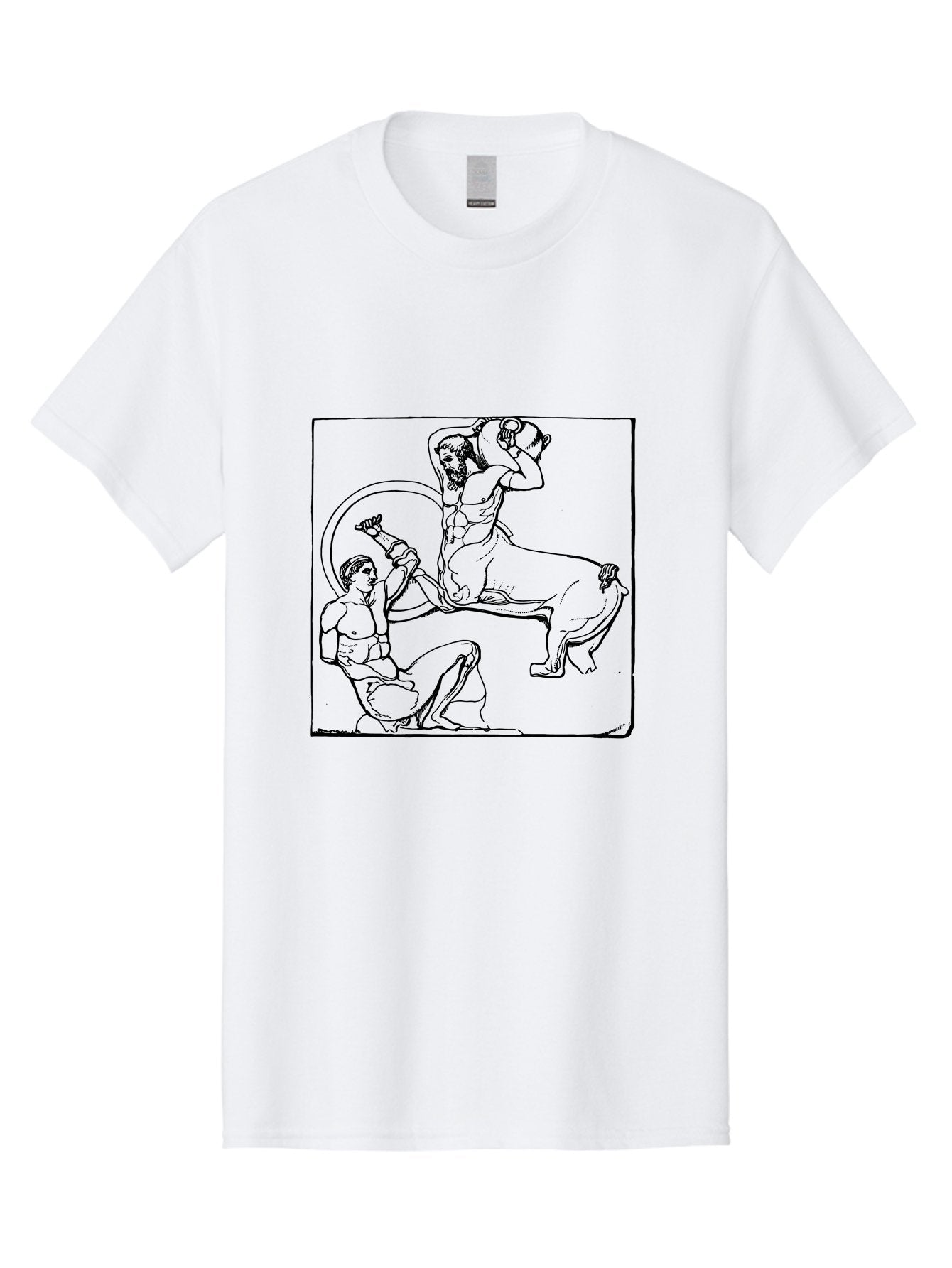 Europa-And-The-Bull Men'S Graphic Tee, 100% Cotton, Comfortable Casual Summer Wear, Machine Washable, Classical Mythology, Ancient Greece, Mythological Creature, Europa Abduction, Bull Transformation, Greek Legend, Mythical Art, -  Aaa532 7