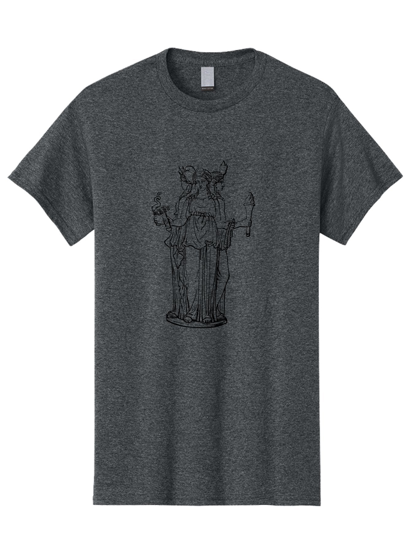Hecate Men'S Graphic Tee, 100% Cotton, Comfortable Casual Summer Wear, Machine Washable, Hecate Goddess, Greek Mythology, Triple Goddess, Magical Powers, Witches' Patron, Mysticism, Occult, Ancient Deities, Feminine Power, Divine Feminine -  Aaa542 7