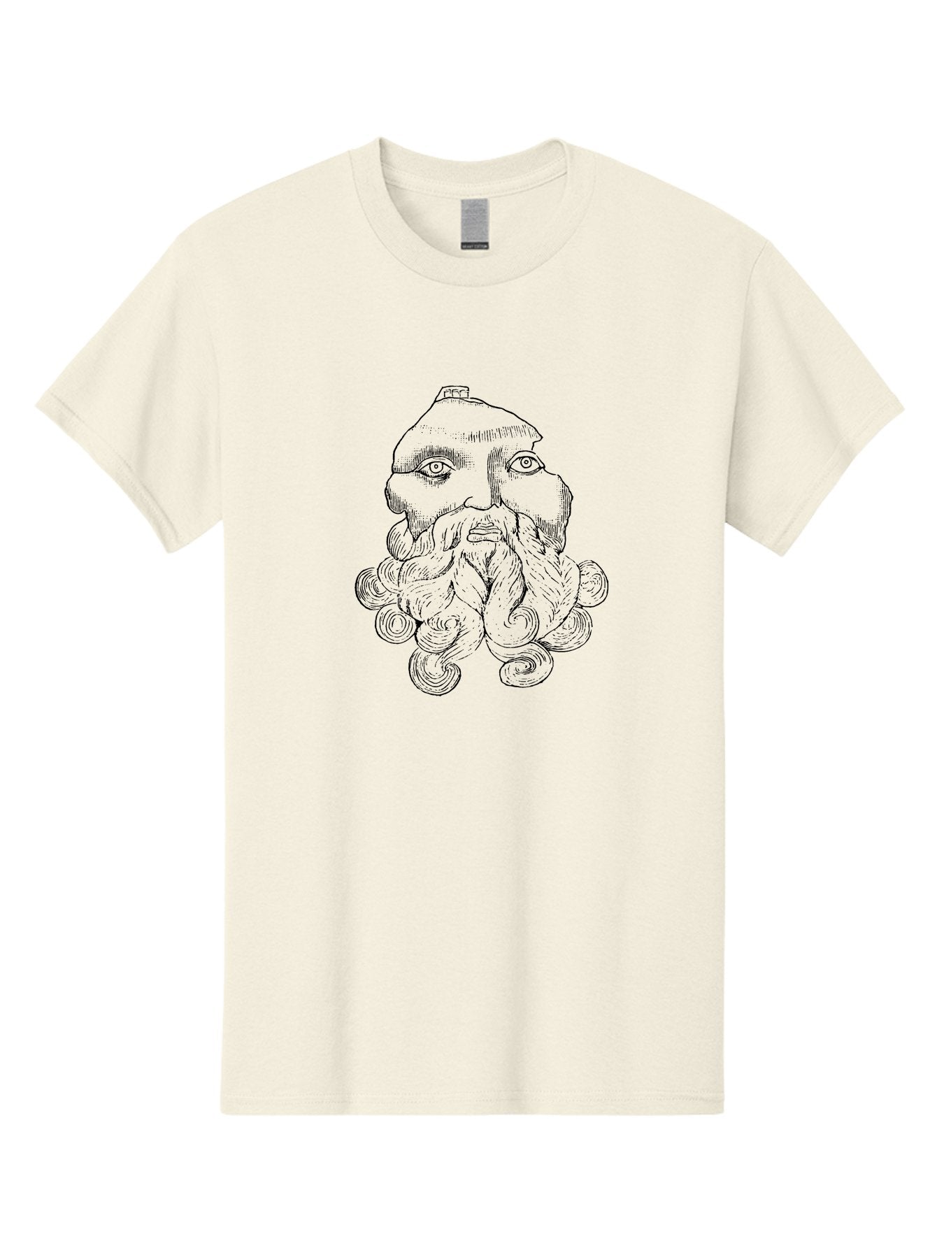 Octopus-Man Men'S Graphic Tee, 100% Cotton, Comfortable Casual Summer Wear, Machine Washable, Octopus Man Illustration, Surreal Art, Fantasy Creature, Sea Creature, Tentacles, Mythology, Eerie, Mysterious, Underwater World, Symbolism, -  Aaa553 7