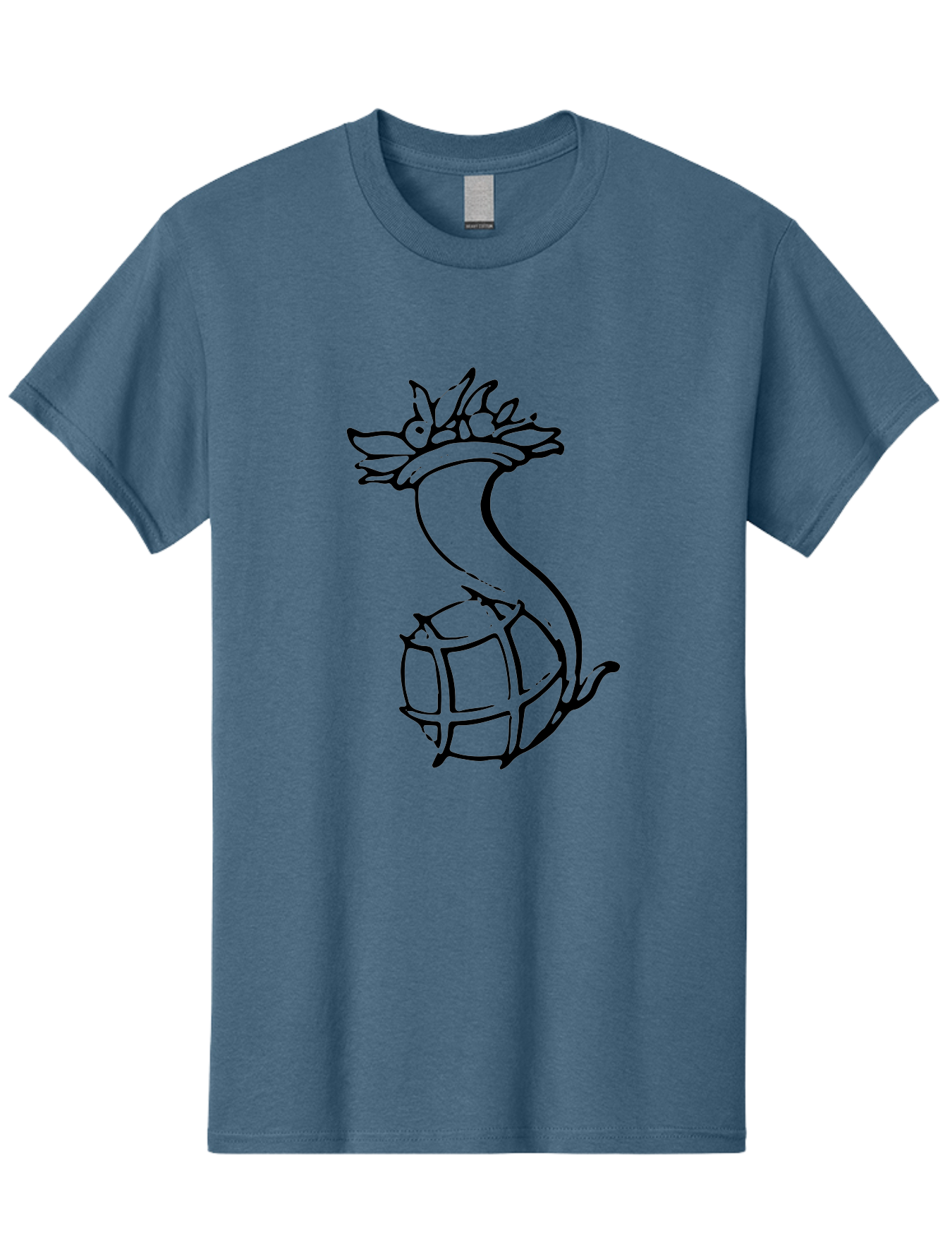 Pineapple-Grenade Men'S Graphic Tee, 100% Cotton, Comfortable Casual Summer Wear, Machine Washable, Pineapple Grenade, Cartoon Illustration, Simple Line Art, Fruit And Warfare, Humorous Design, Playful Twist, Comical Art -  Aaa556 11
