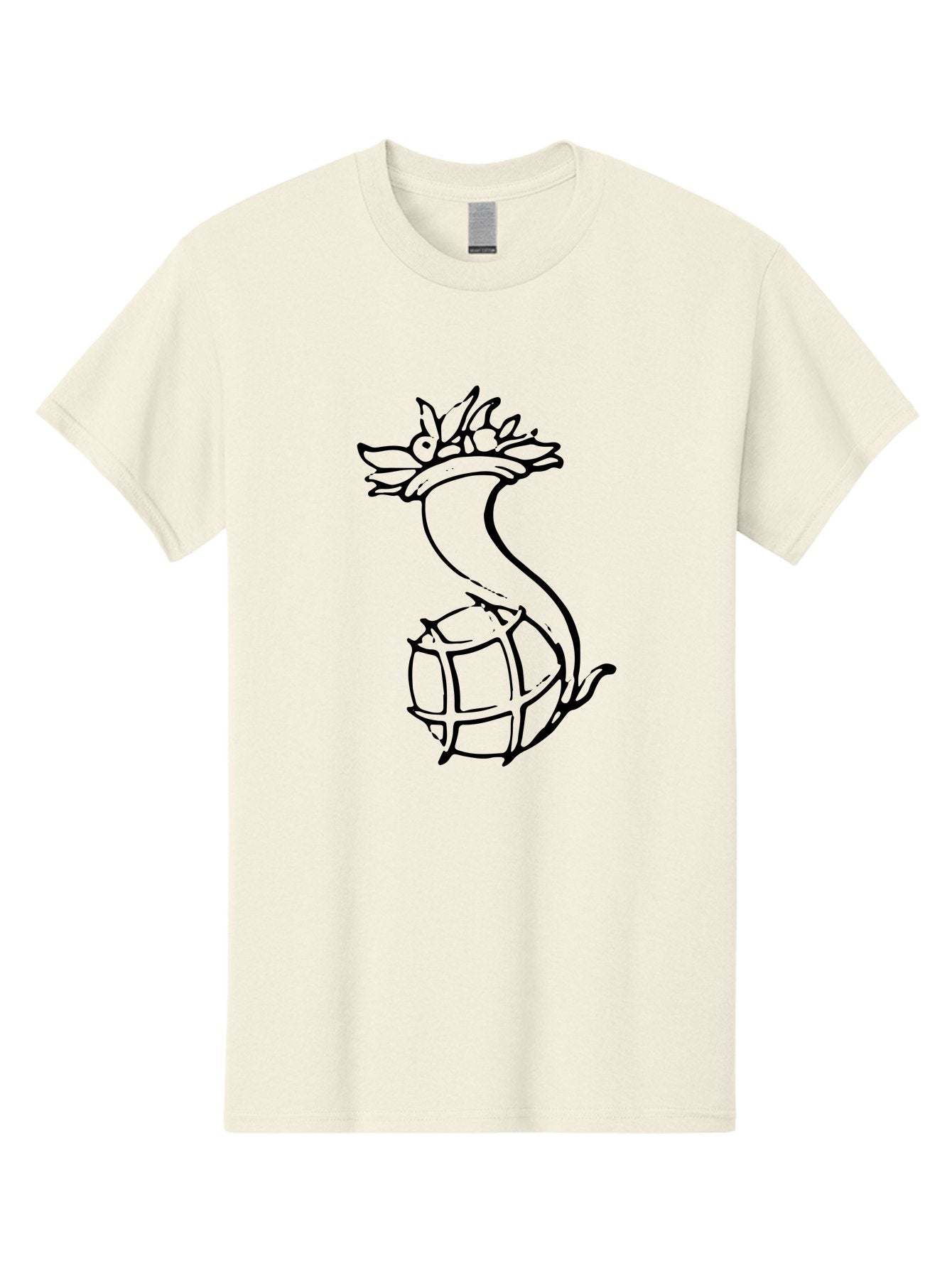 Pineapple-Grenade Men'S Graphic Tee, 100% Cotton, Comfortable Casual Summer Wear, Machine Washable, Pineapple Grenade, Cartoon Illustration, Simple Line Art, Fruit And Warfare, Humorous Design, Playful Twist, Comical Art -  Aaa556 13