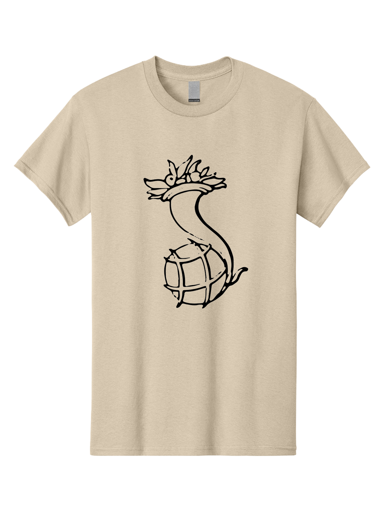Pineapple-Grenade Men'S Graphic Tee, 100% Cotton, Comfortable Casual Summer Wear, Machine Washable, Pineapple Grenade, Cartoon Illustration, Simple Line Art, Fruit And Warfare, Humorous Design, Playful Twist, Comical Art -  Aaa556 27