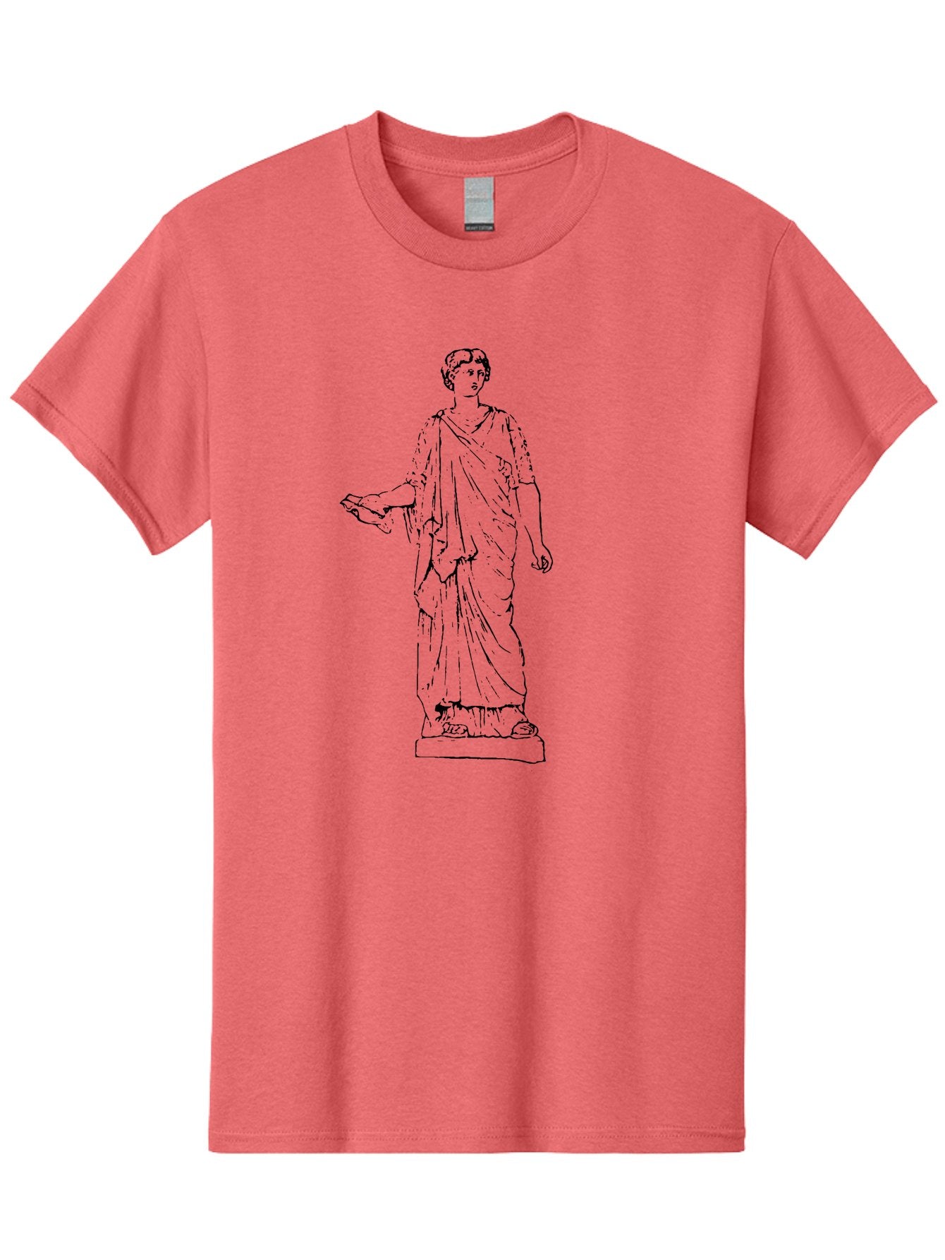 Roman-Statue Men'S Graphic Tee, 100% Cotton, Comfortable Casual Summer Wear, Machine Washable, Roman Statue, Classical Art, Marble Sculpture, Ancient Roman, Roman Toga, Historical Figure, Roman Architecture, Cultural Heritage, -  Aaa559 23