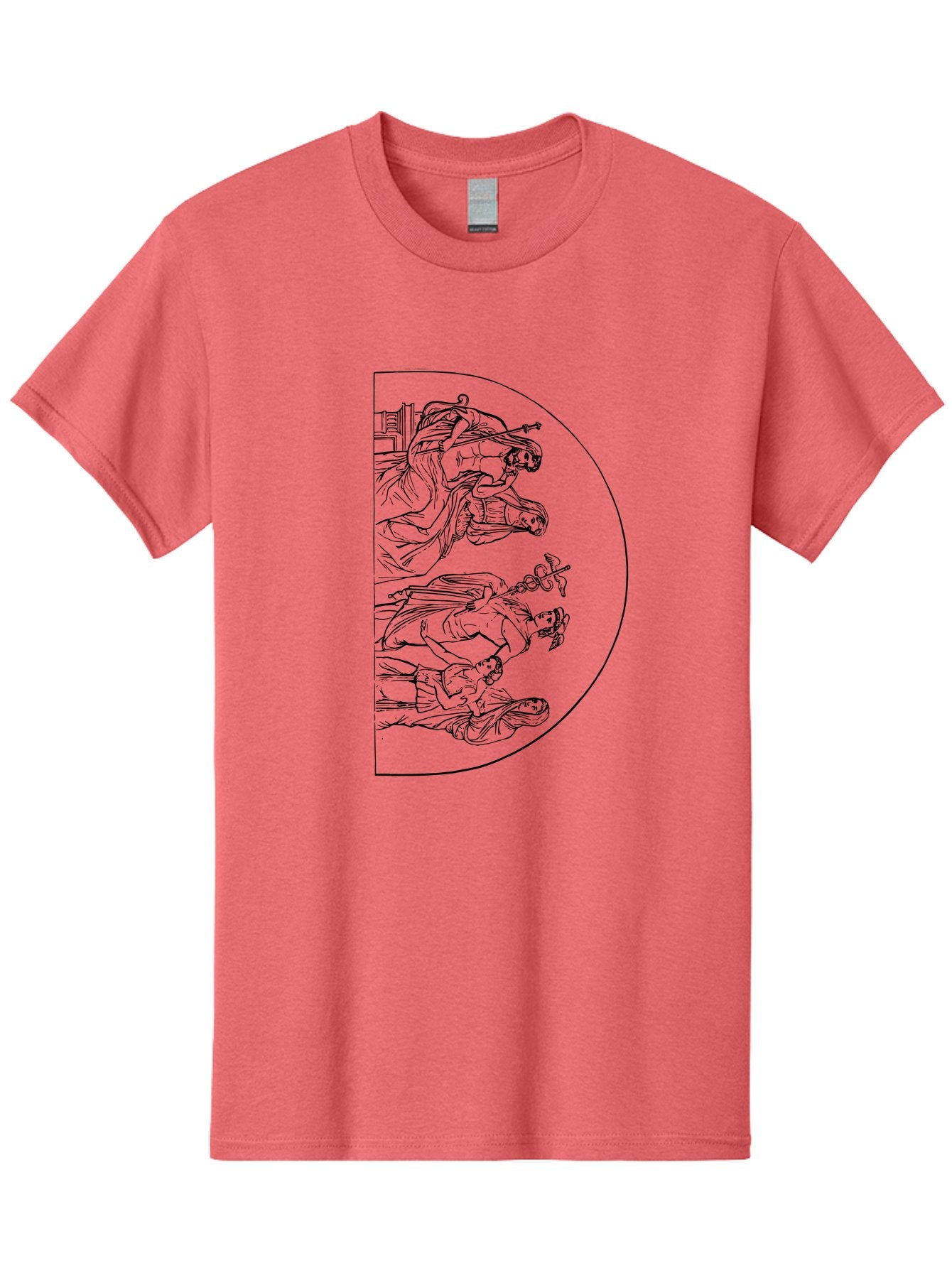 Three-Horsemen Men'S Graphic Tee, 100% Cotton, Comfortable Casual Summer Wear, Machine Washable, Pac-Man Ghost Character, Classic Arcade Game, Video Game Nostalgia, Retro Gaming, Iconic Characters, Gaming Culture, Pop Culture Icon, -  Aaa568 27